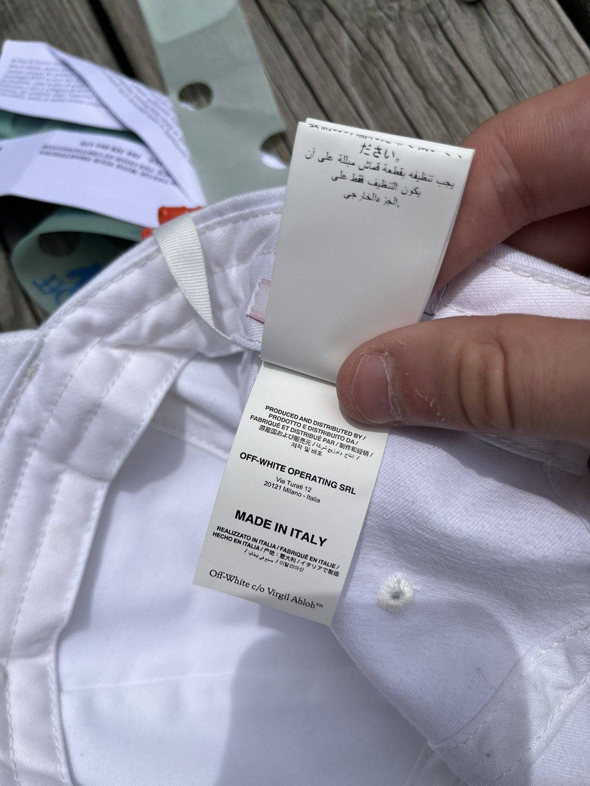 Off-White Off-white alien spray baseball cap Size ONE SIZE - 6 Thumbnail