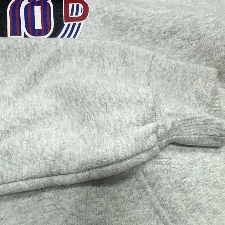 Balenciaga Balenciaga Grey Logo Print Hooded Sweatshirt for Men. Size US XS / EU 42 / 0 - 7 Thumbnail