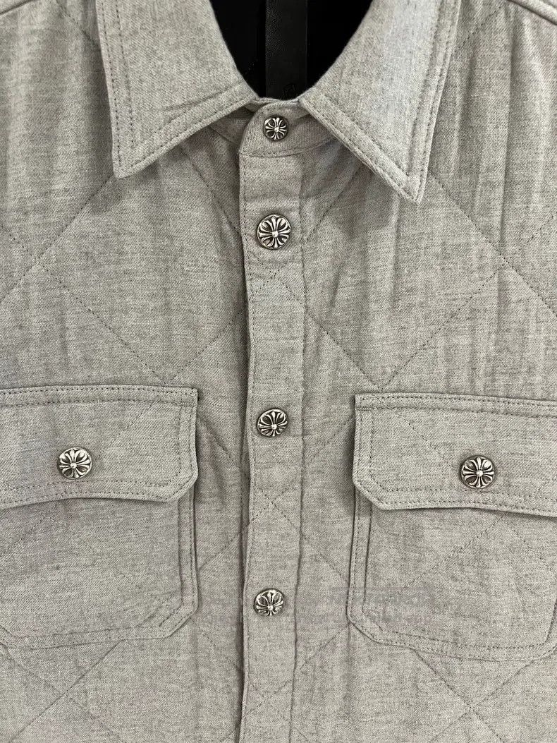 Chrome Hearts CHROME HEARTS Size M Diamond plaid shirt coat jacket Size US M / EU 48-50 / 2 - 2 Thumbnail