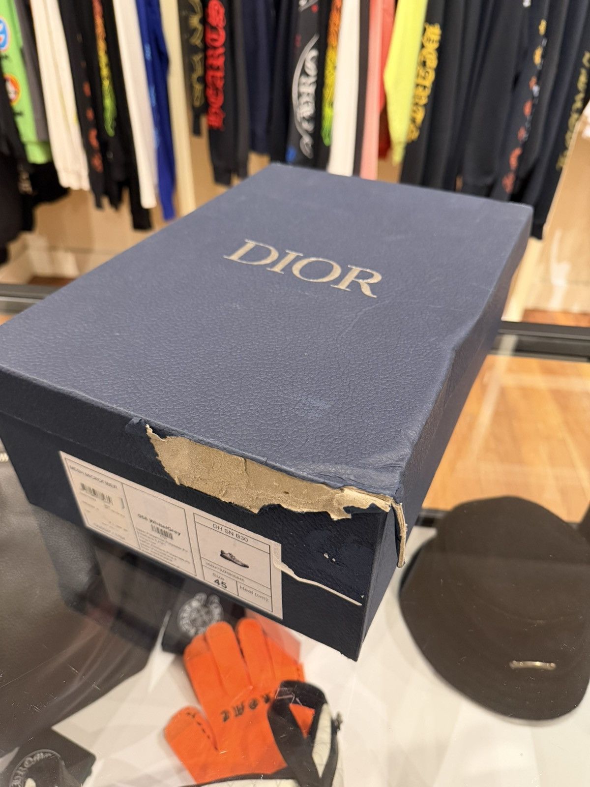 Dior Dior B30 Technical Mesh - Blue Grey Size US 12 / EU 45 - 7 Thumbnail