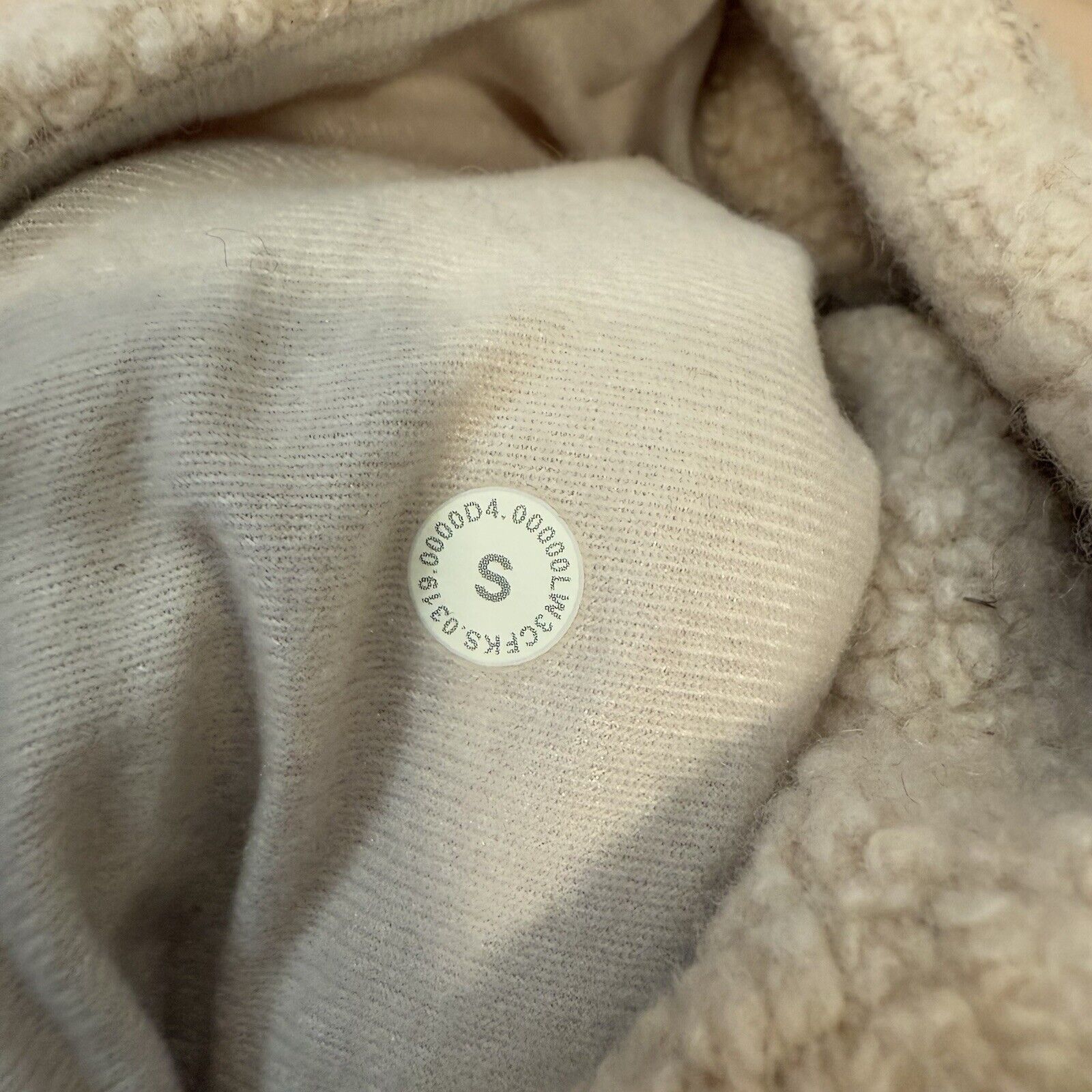 Lululemon Lululemon Sincerely Sherpa Wrap Women's S Beige Open Sweater Size S / US 4 / IT 40 - 10 Thumbnail