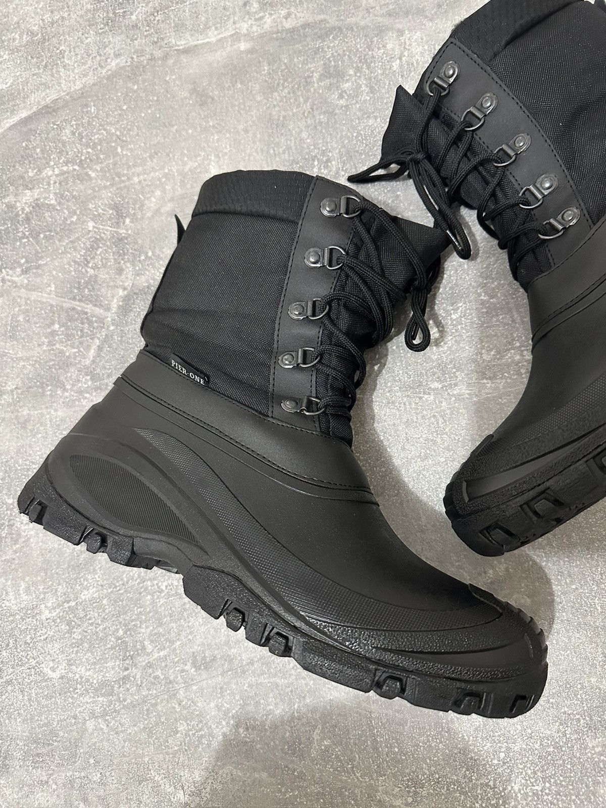 Vintage Black Vintage Military Combat Boots Size US 12.5 / EU 45-46 - 11 Thumbnail