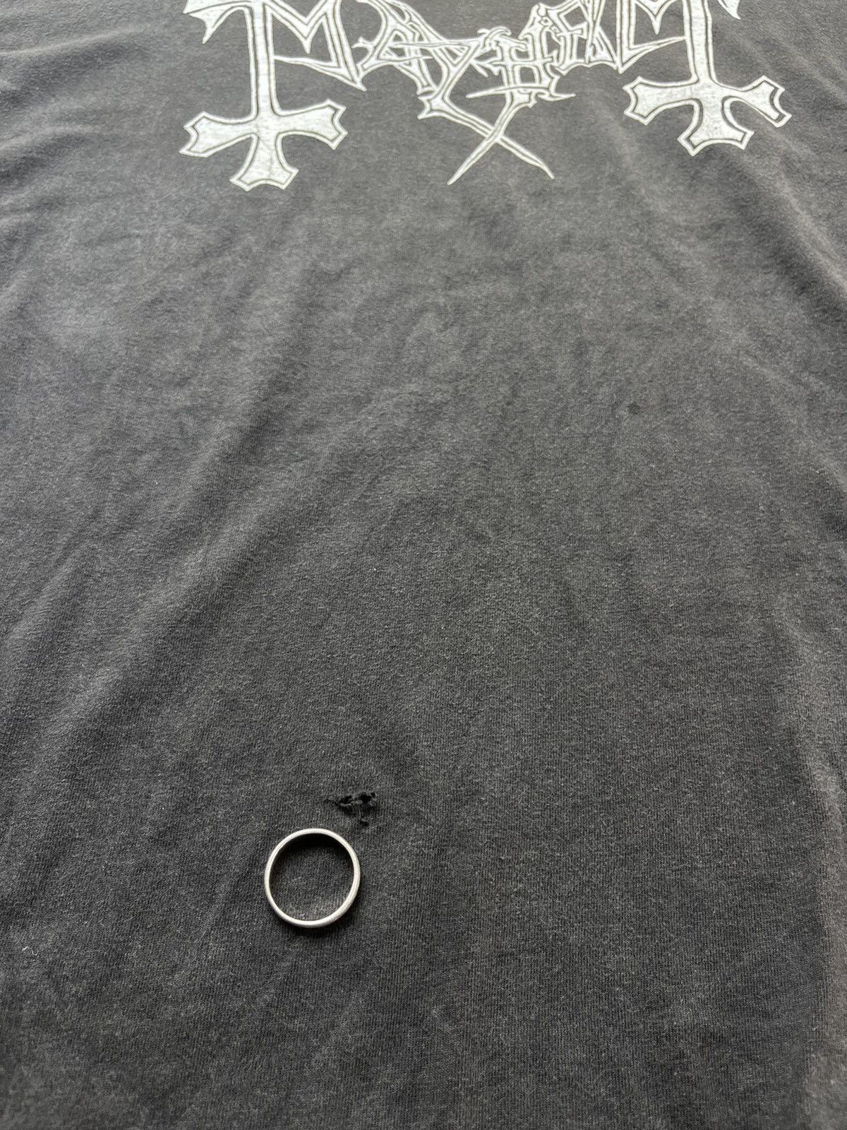 Band Tees × Vintage Vintage MAYHEM Black Metal Band Tshirt ( made in Thailand) Size US XL / EU 56 / 4 - 12 Thumbnail
