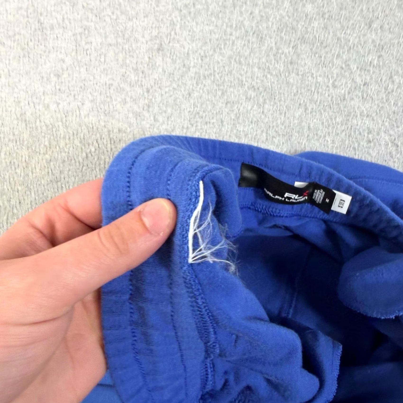 RLX Ralph Lauren RLX Ralph Lauren Jogger Pants Mens M Blue Fleece Elastic Waist Open Hem Size US 31 - 4 Thumbnail