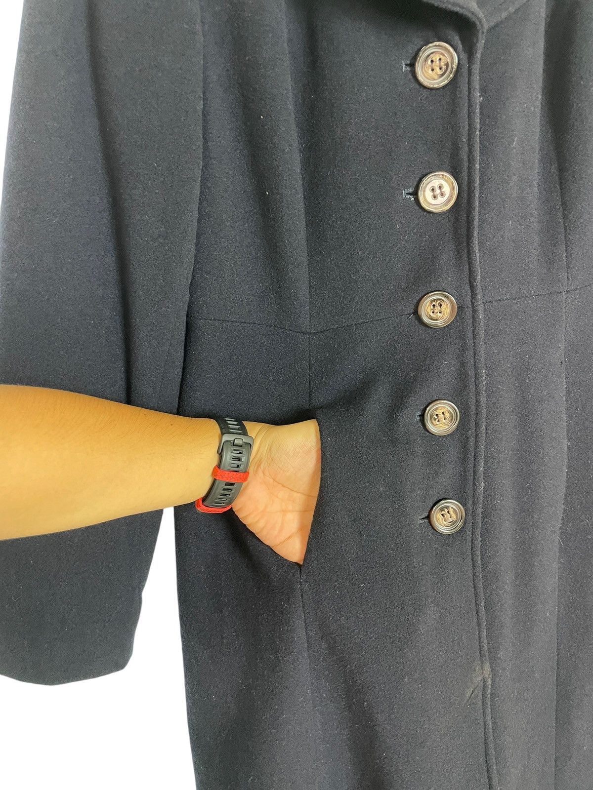 Designer × Laura Ashley Vintage Laura Ashley Wool Long Coat Size M / US 6-8 / IT 42-44 - 7 Thumbnail