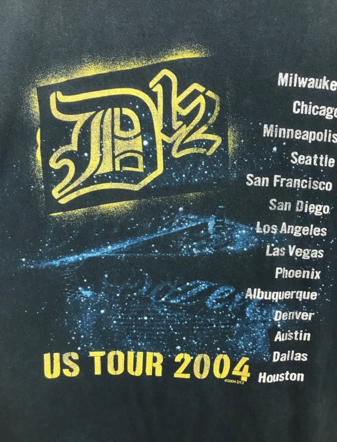 Eminem VINTAGE RARE D12 WORLD TOUR 2004 Size US XL / EU 56 / 4 - 2 Thumbnail