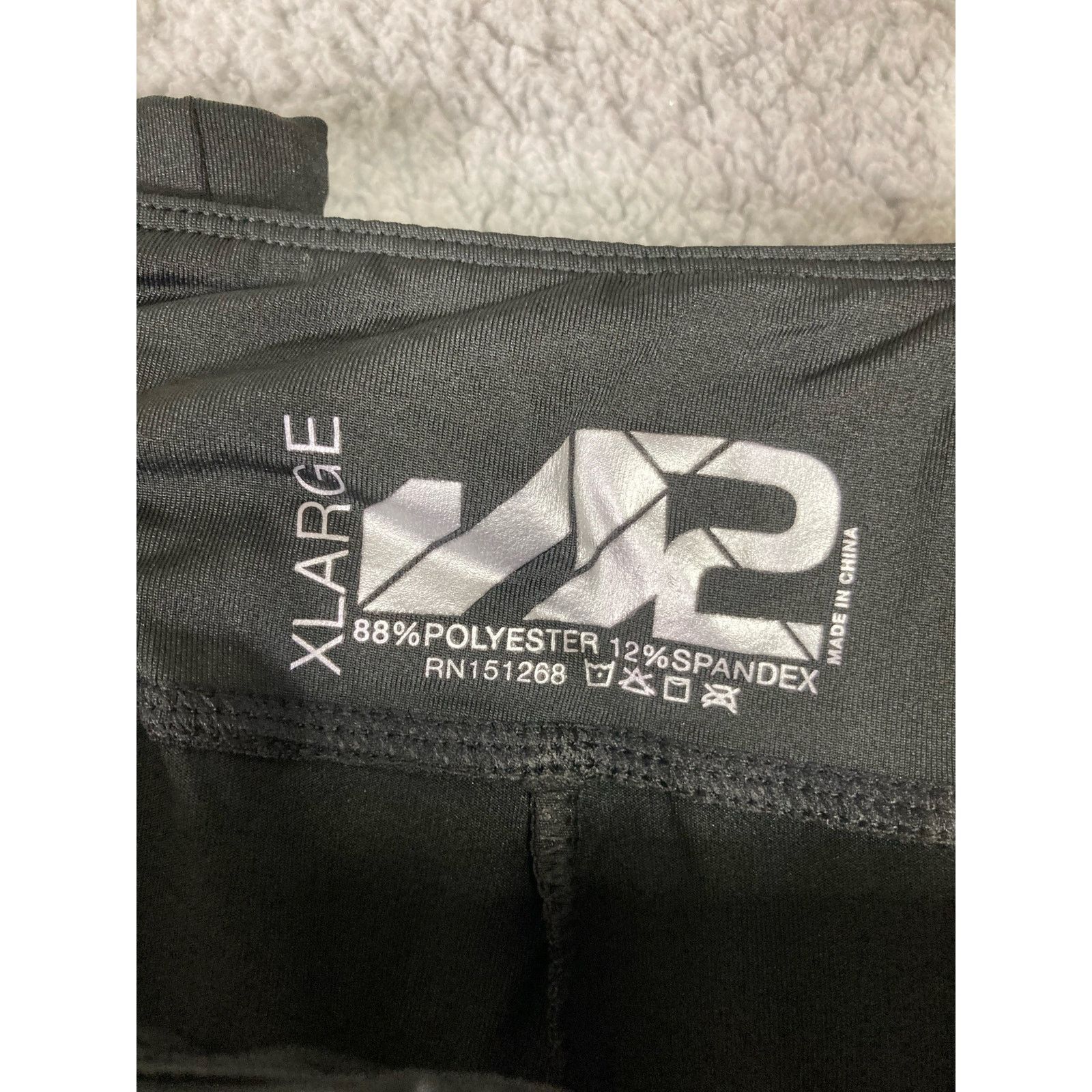 Other Black Womens Leggings XL Workout Comfort Stretchy Active Size 32" / US 10 / IT 46 - 2 Thumbnail