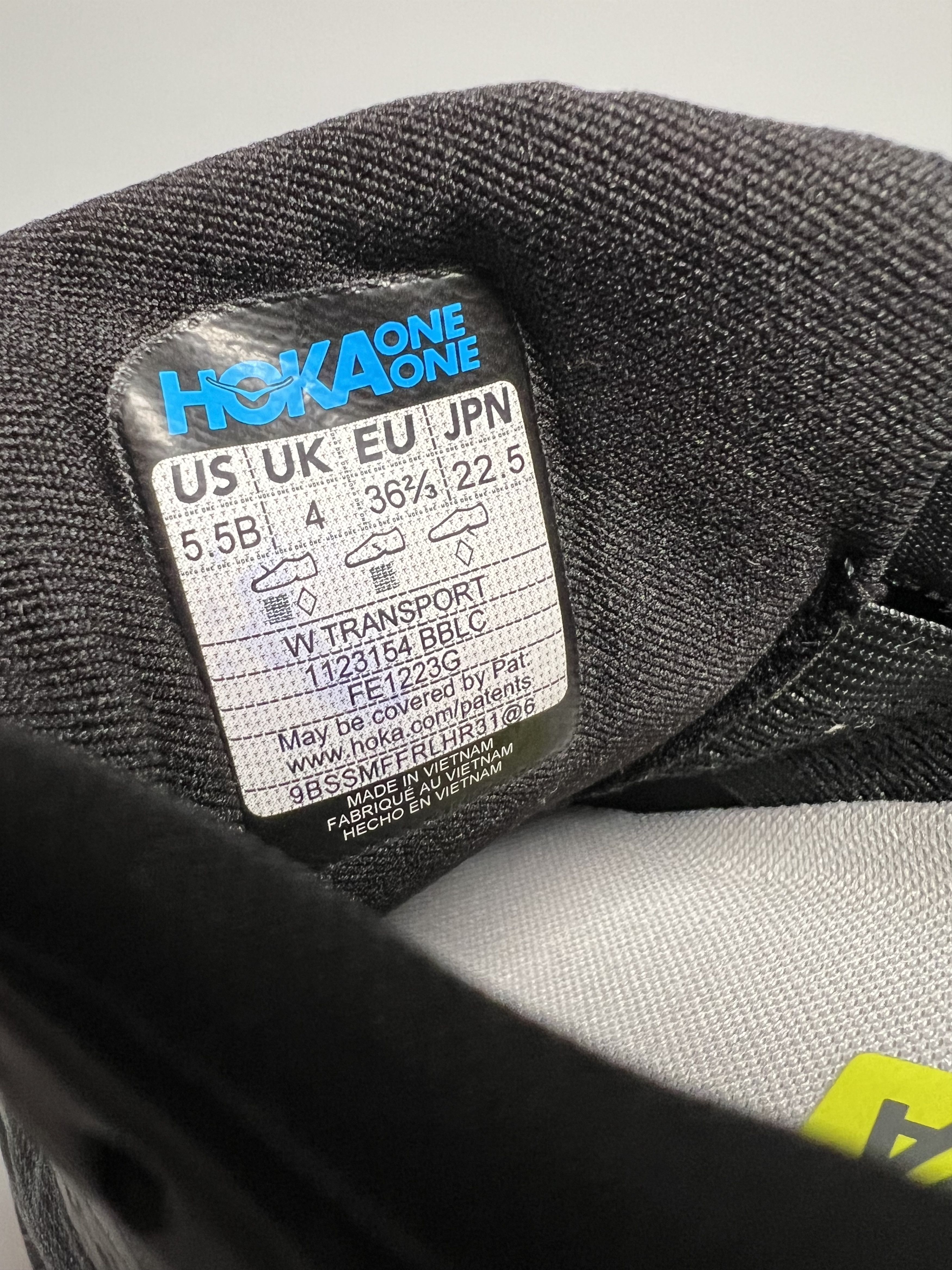 Hoka Hoka One One Transport Trail Running Shoes Hiking Vibram Size US 5.5 / IT 35.5 - 8 Thumbnail