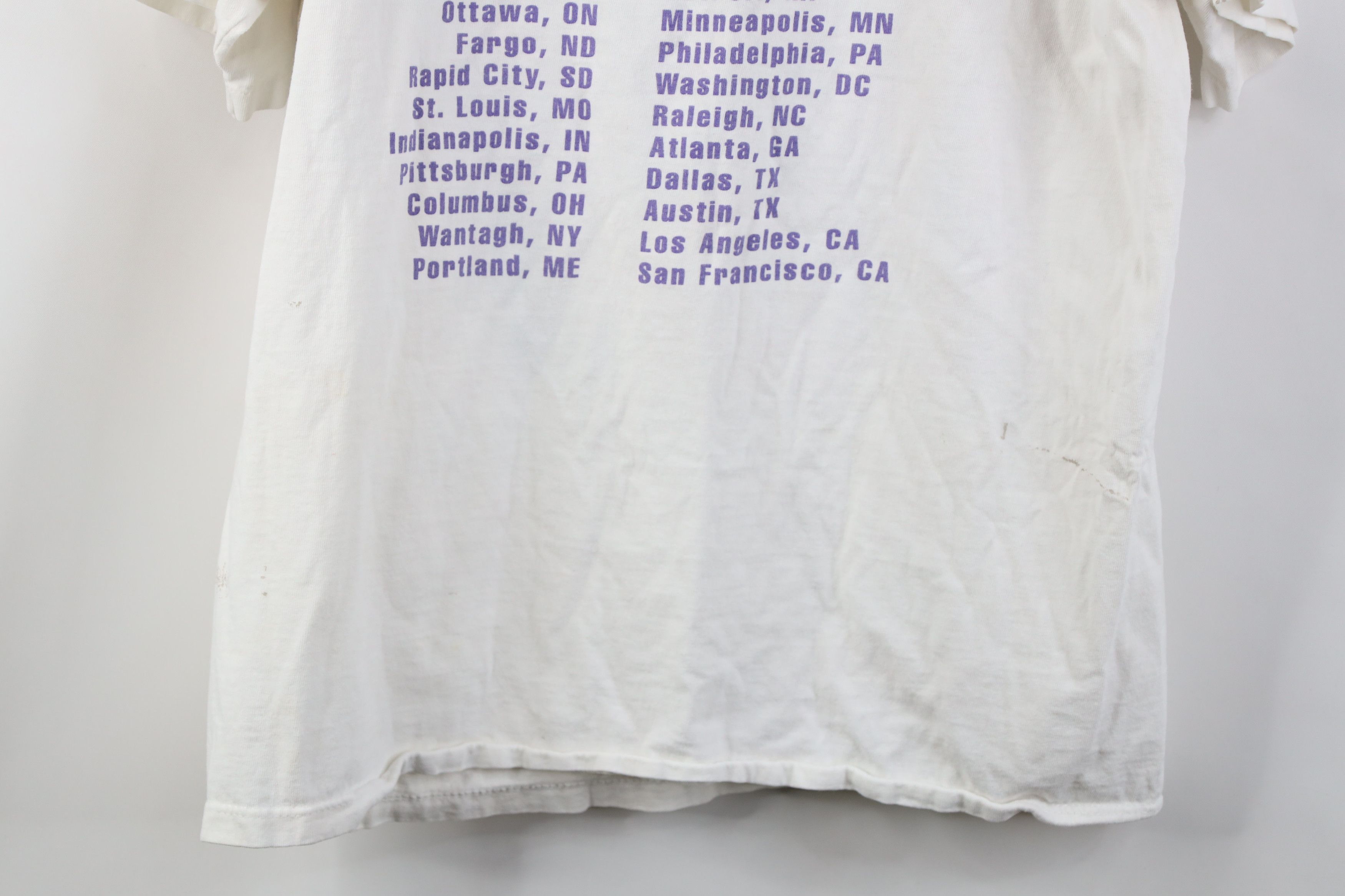Vintage Vintage 90s 1995 Tour Blues Traveler Band T-Shirt USA Size L / US 10 / IT 46 - 16 Thumbnail