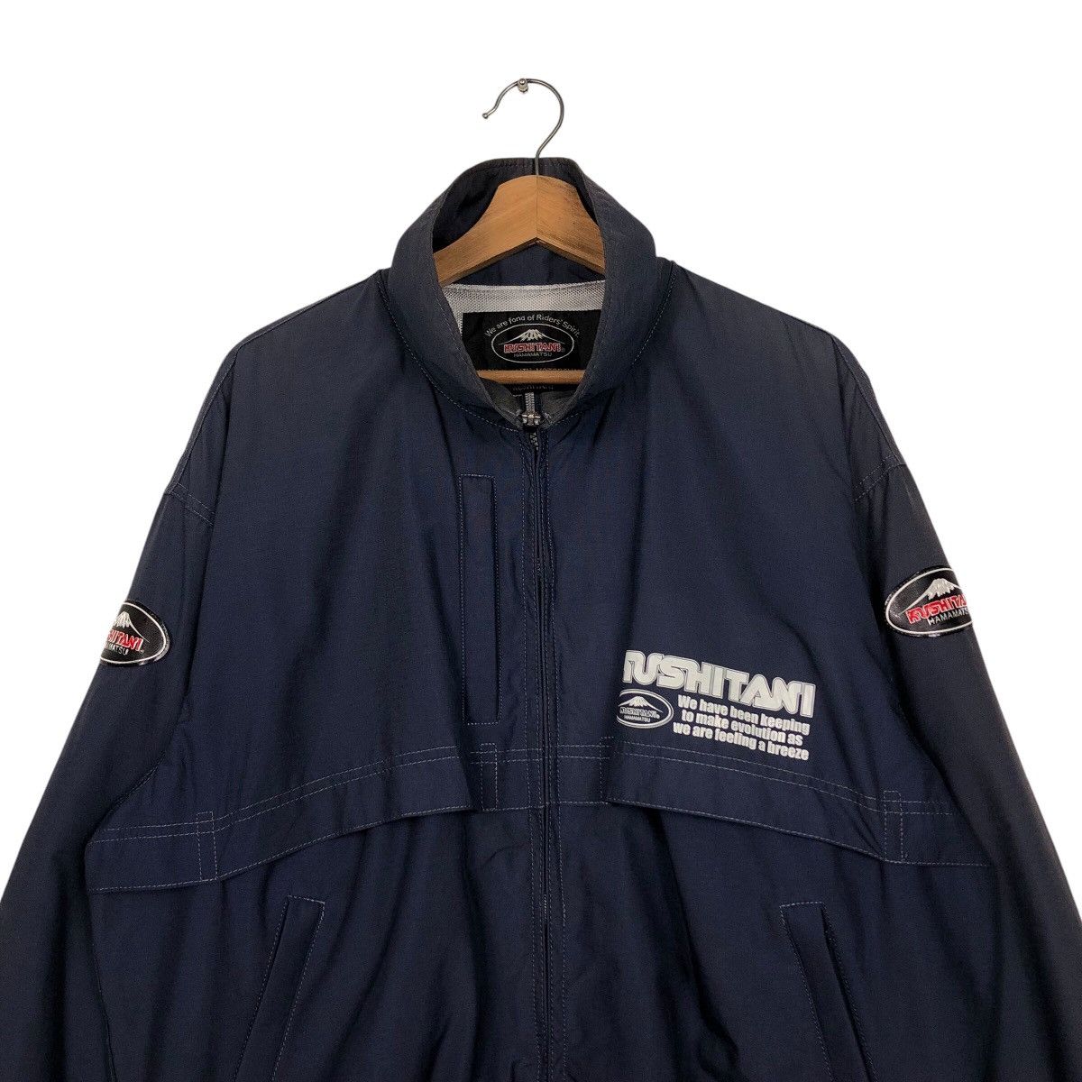 Japanese Brand 📌Vintage Bomber Jacket Hunting Kushitani Big Logo Size US L / EU 52-54 / 3 - 4 Thumbnail