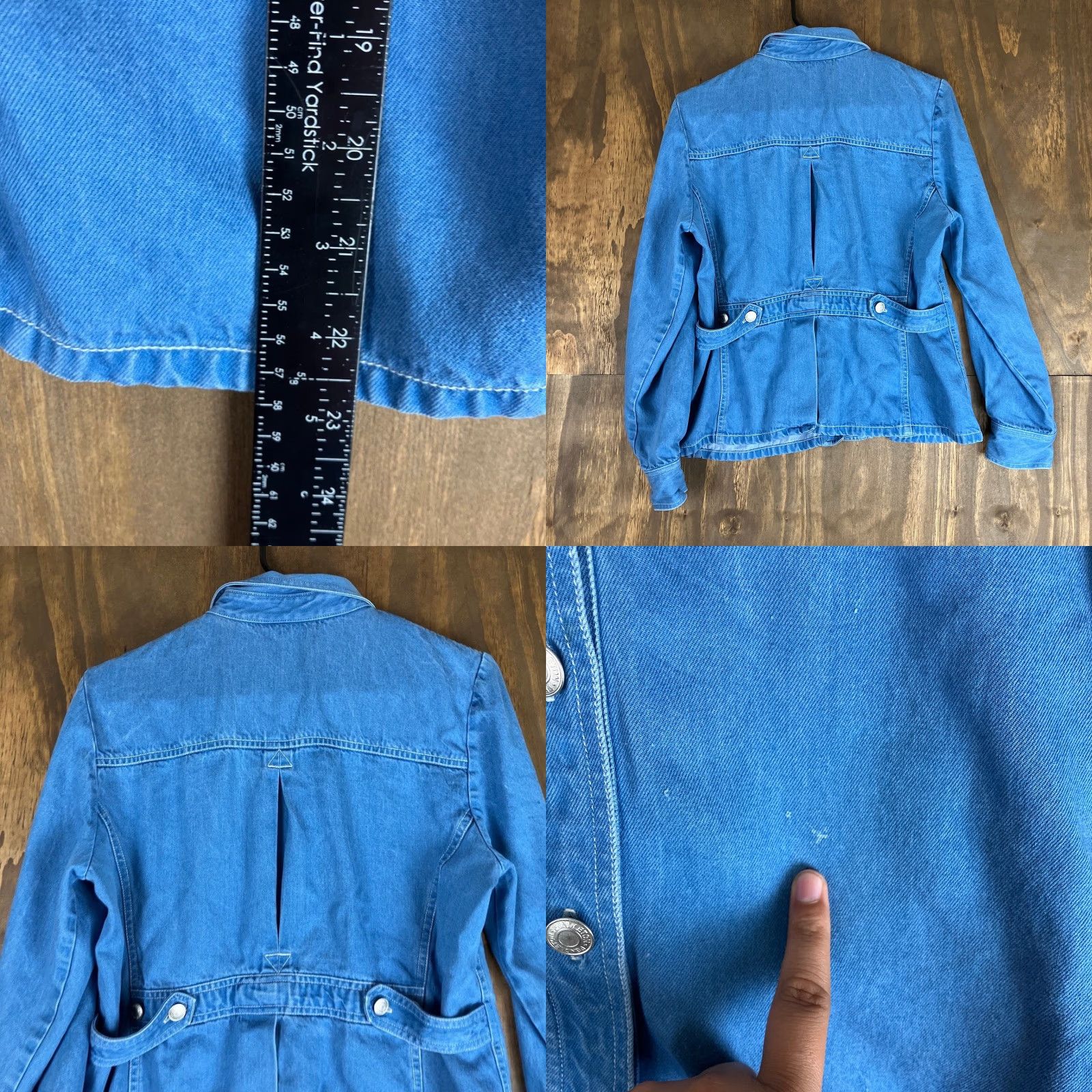 Pendleton Pendleton Womens Shirt Blue Chambray Tencel Button-Down Long Sleeve Small Size S / US 4 / IT 40 - 8 Thumbnail