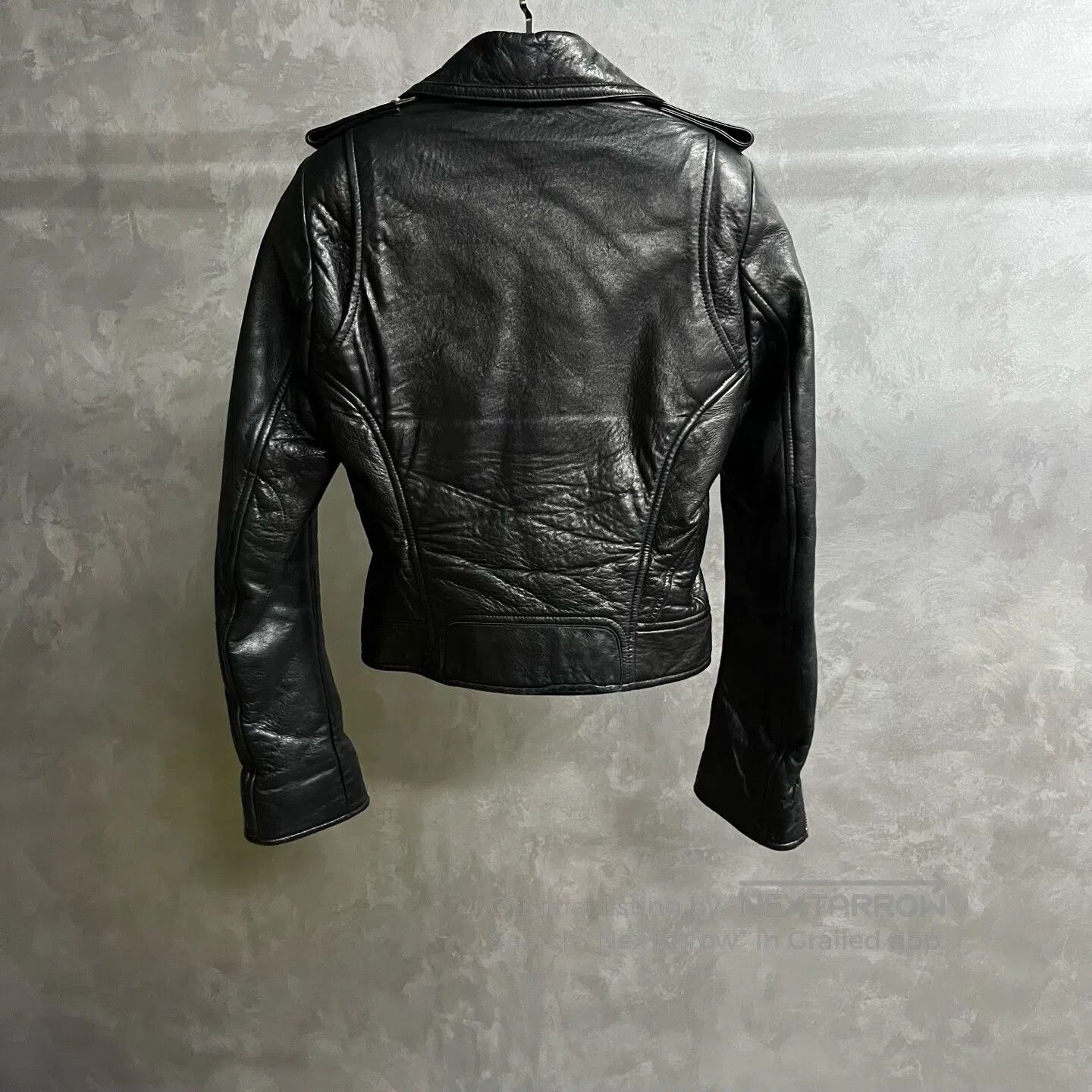 Balenciaga Balenciaga Flap-collared leather jacket| Size S / US 4 / IT 40 - 5 Thumbnail