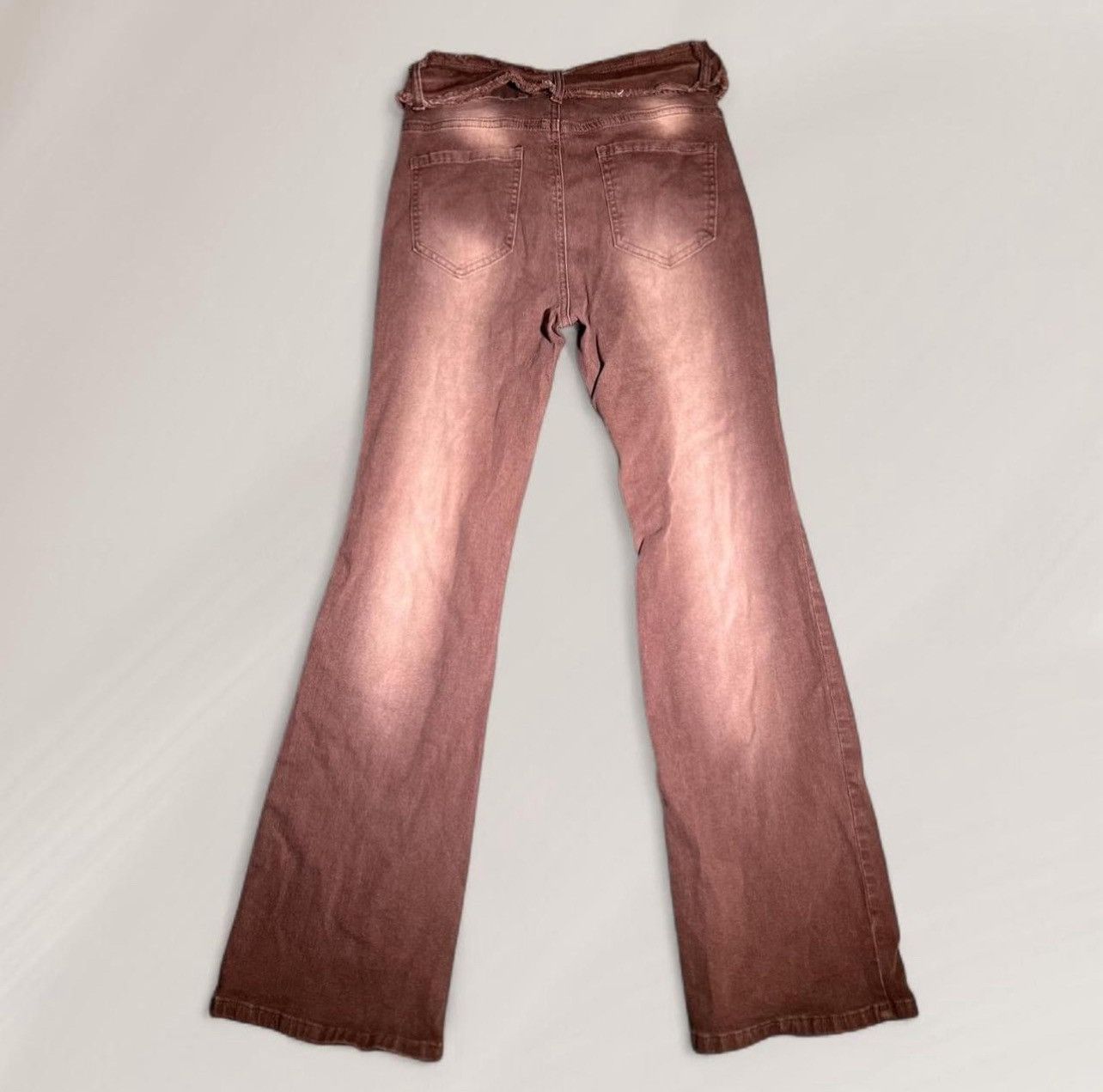 Shein Brown SHEIN low-rise flare jeans Size 28" / US 6 / IT 42 - 5 Thumbnail