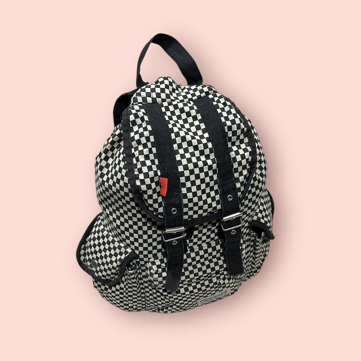 Vintage VINTAGE JAPAN DESIGN CHECKERED CANVAS BACKPACK / RUCKSACK Size ONE SIZE - 11 Thumbnail