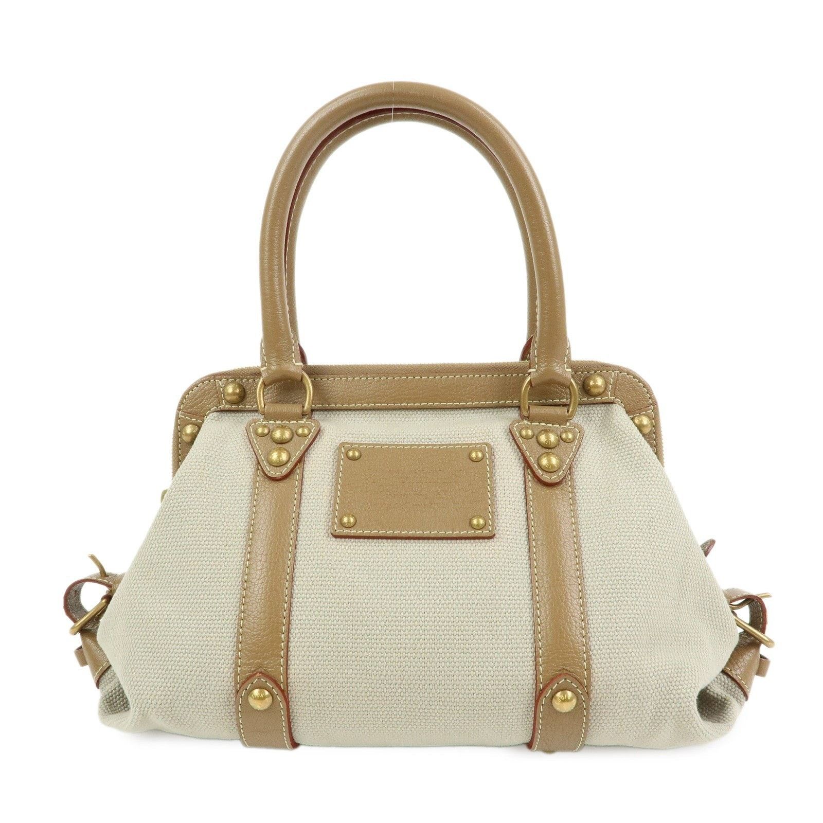 Louis Vuitton Louis Vuitton Trianon Sac de Nuit MM Canvas Satchel Beige Size ONE SIZE - 1 Thumbnail