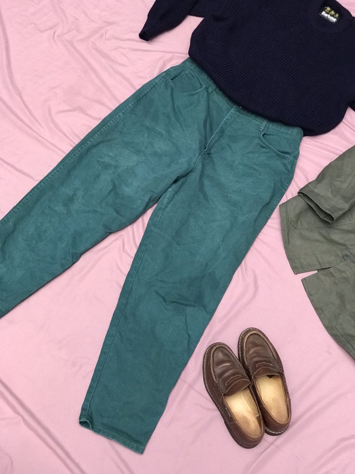 Other U.S MADE TALON ZIPPER vintage cotton canvas work pants Size US 38 / EU 54 - 1 Thumbnail