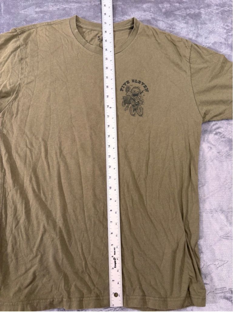 5.11 Men's 5.11 Tactical Crazy Willy T-Shirt Large Olive Size US L / EU 52-54 / 3 - 5 Thumbnail