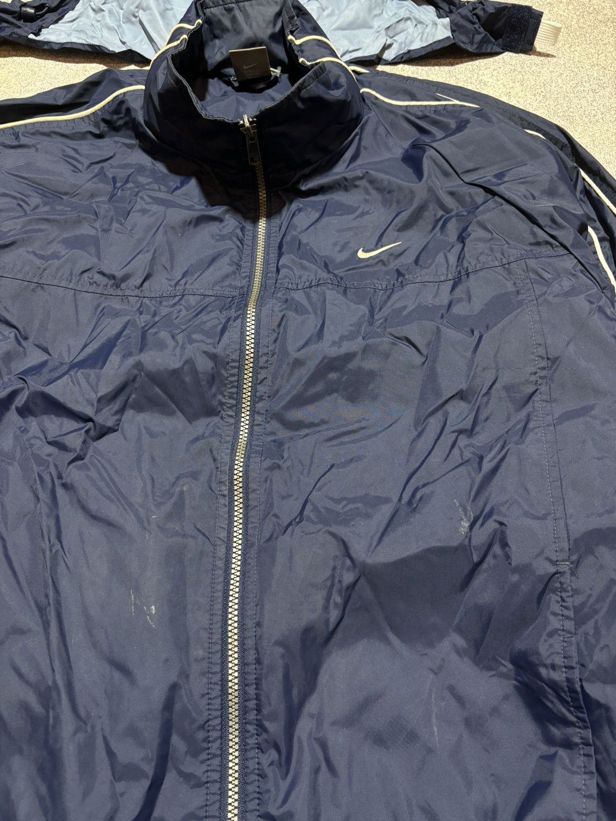 Nike × Vintage Vintage Nike Windbreaker Light Jacket Size L Blue Size US L / EU 52-54 / 3 - 7 Thumbnail