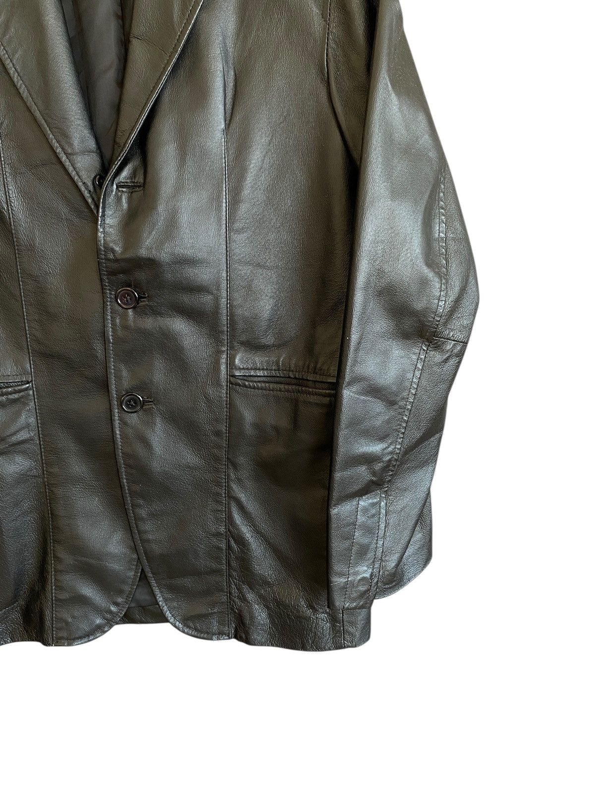 Japanese Brand Vintage Japanese Brand Takaiq Leather Jacket 1990s Size US M / EU 48-50 / 2 - 5 Thumbnail