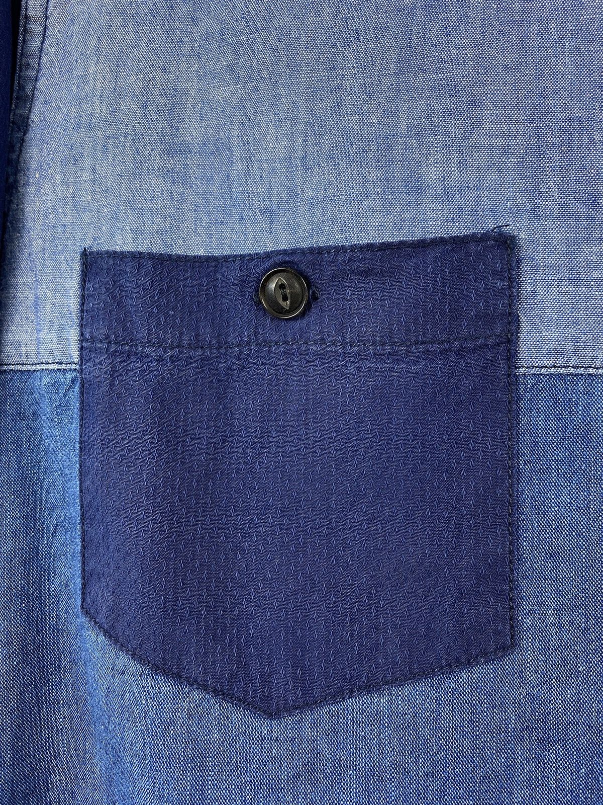 FDMTL Fdmtl blue shirt patch work Japanese Tokyo Japan streetwear Size US L / EU 52-54 / 3 - 5 Thumbnail