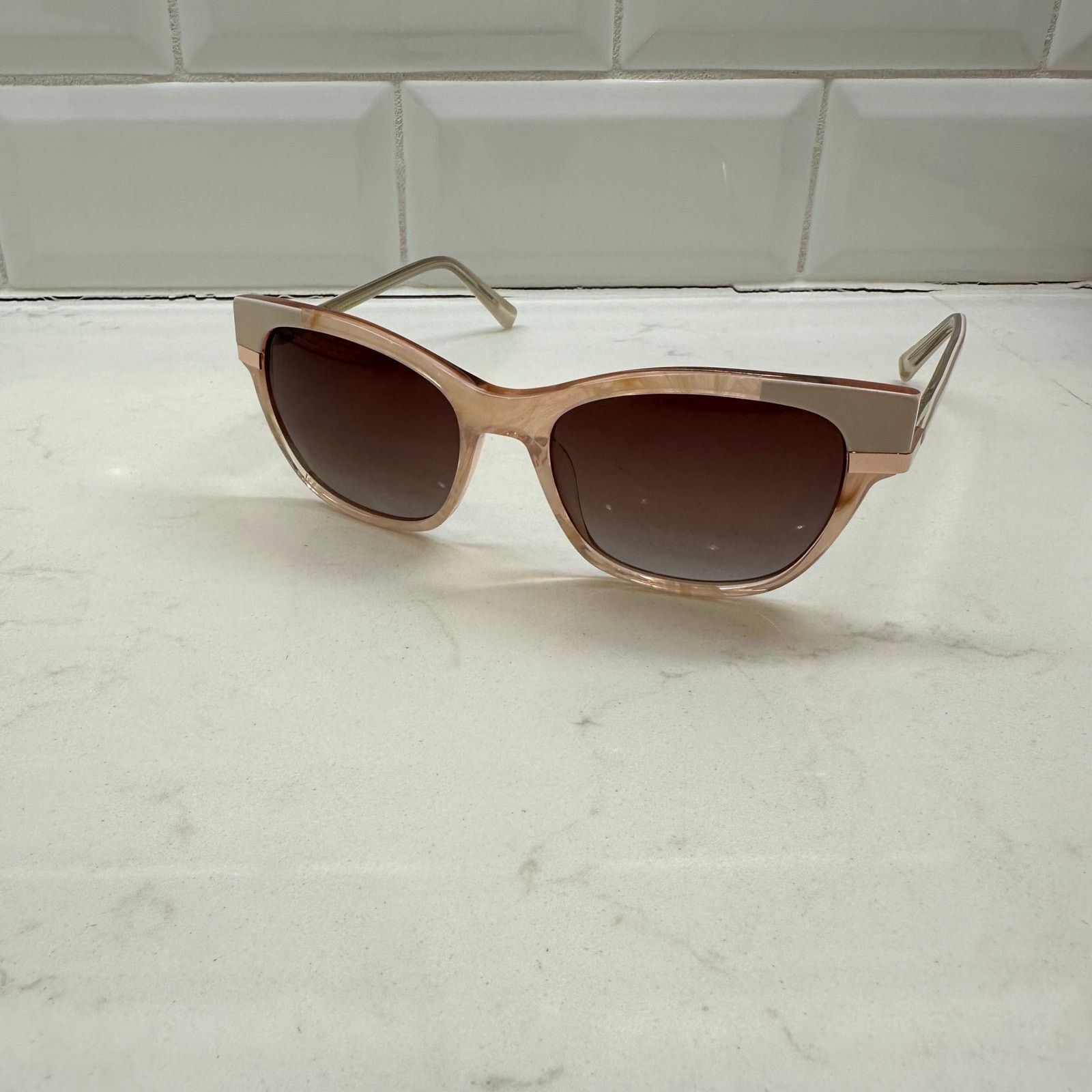Ted Baker Ted Baker Sunglasses TWS219 BLS 55 18 Champagne Pink Size ONE SIZE - 2 Thumbnail
