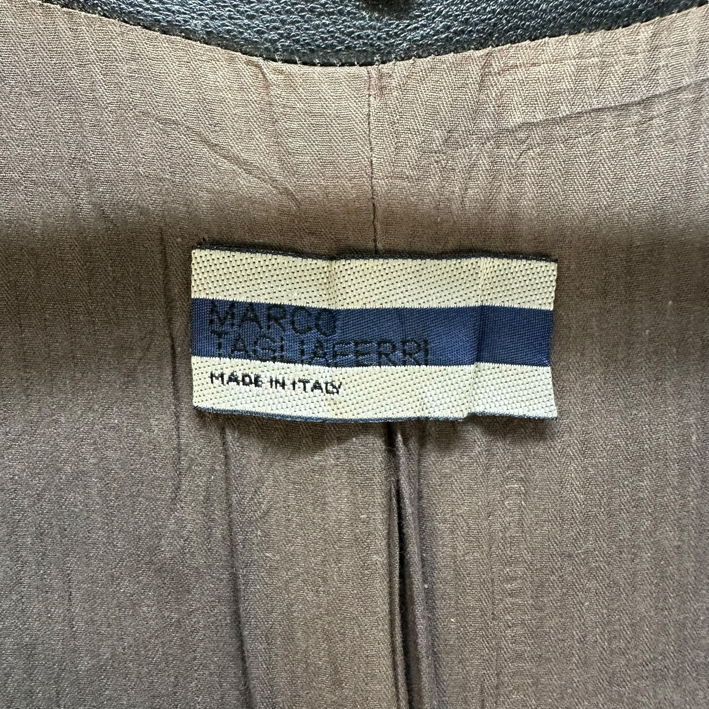 Vintage MARCO TAGLIAFERRI Vintage Leather Jacket #012-1426 Size M / US 6-8 / IT 42-44 - 8 Thumbnail
