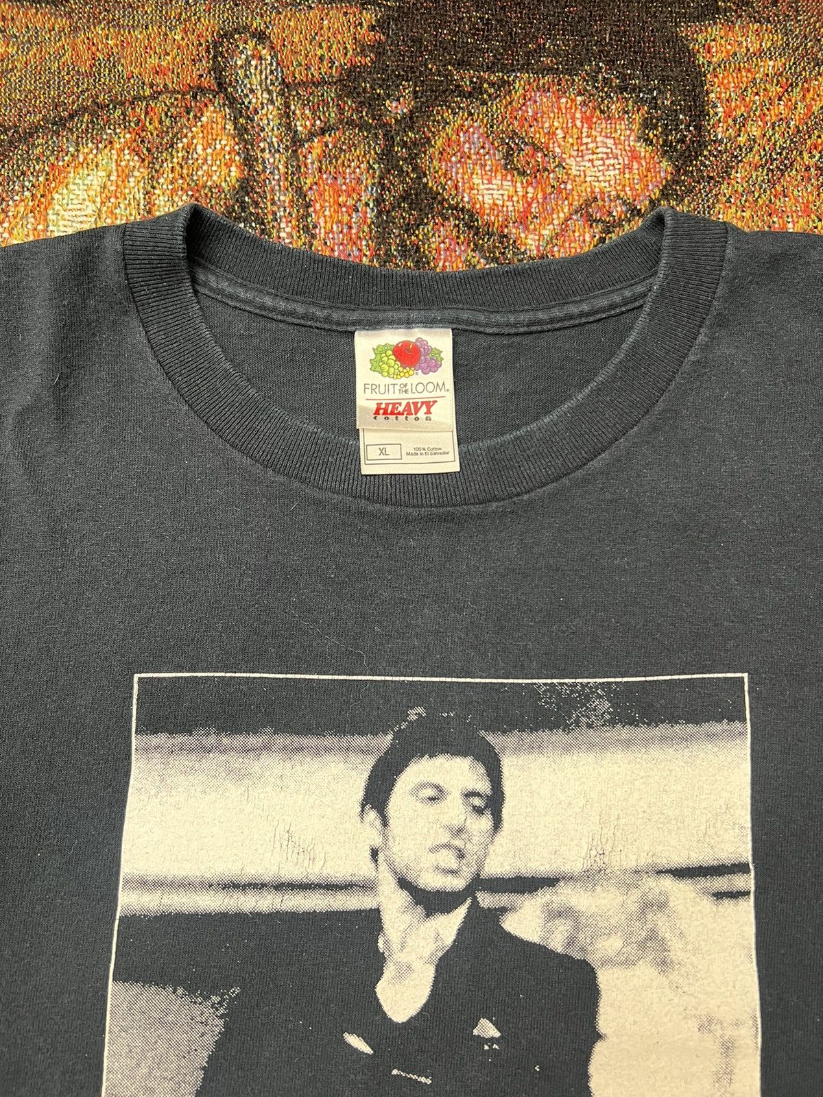 Vintage Vintage Scarface Tee Size US XL / EU 56 / 4 - 4 Thumbnail