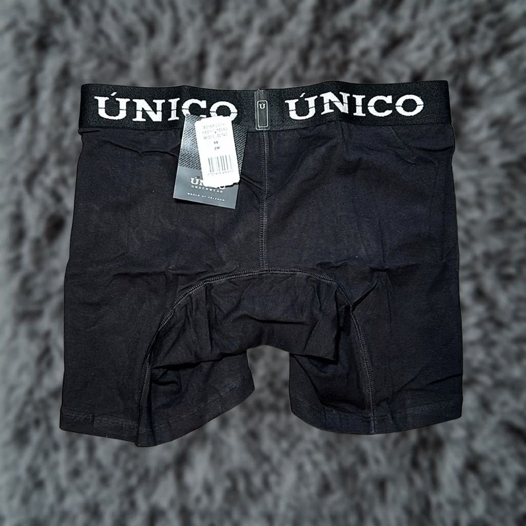 Vintage Unico Boxer Copa Medio Intenso Boxer Brief Medium Black Men Underwear Regular Style Boxer Briefs Mens 90s? Size 40R - 1 Thumbnail