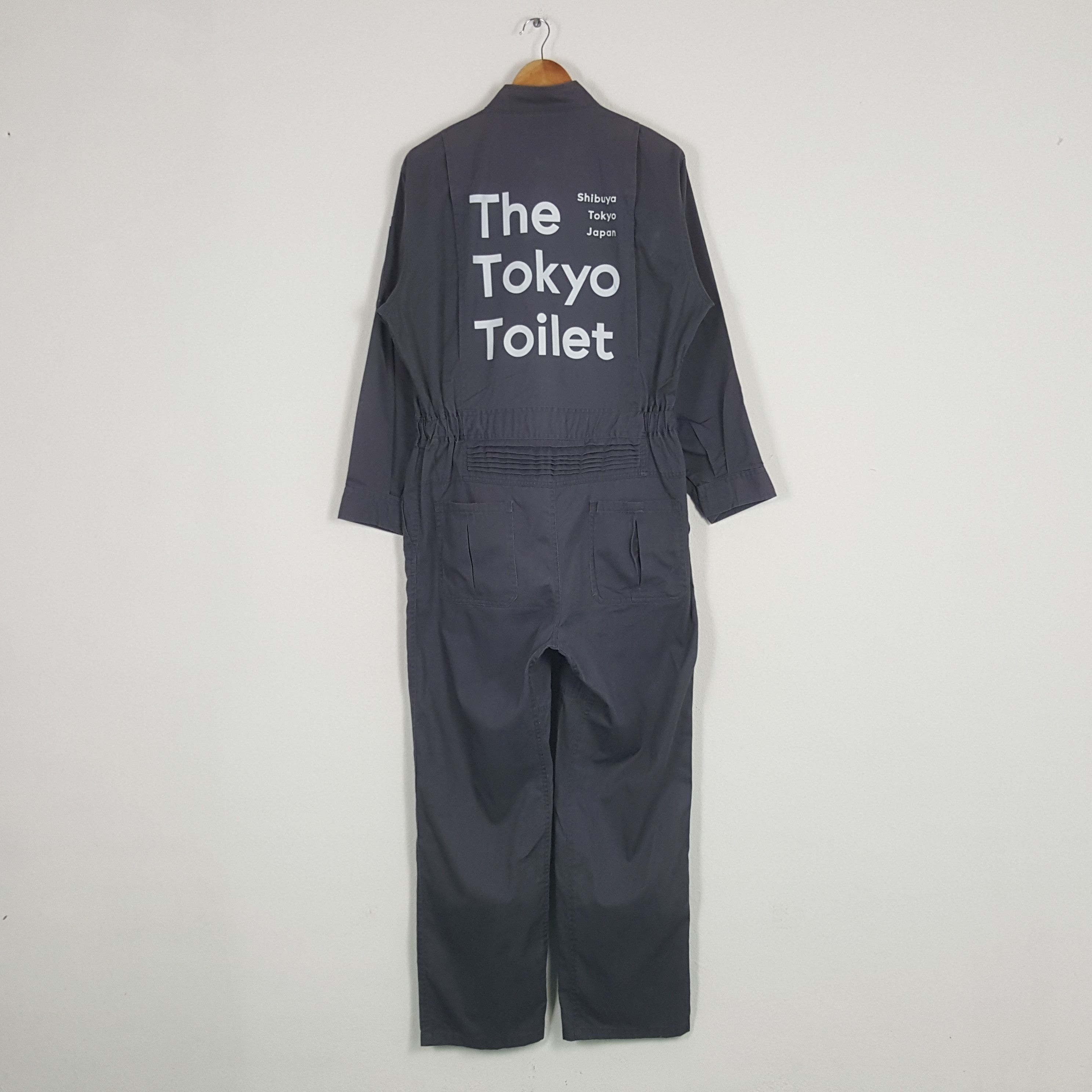 Japanese Brand × Vintage Vintage The Tokyo Toilet Japanese Brand Coverall Jacket Size US M / EU 48-50 / 2 - 1 Thumbnail