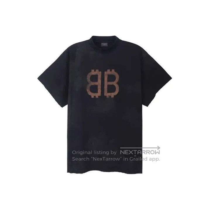 Balenciaga Balenciaga FW23 Black Oversized Logo T-Shirt. Size US L / EU 52-54 / 3 - 1 Thumbnail