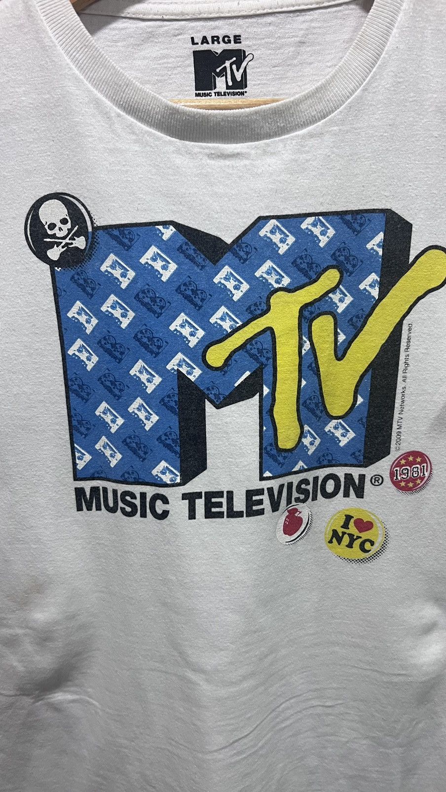 Mtv × Vintage Vintage MTV NETWORK 2009 Shirt Size US M / EU 48-50 / 2 - 2 Thumbnail