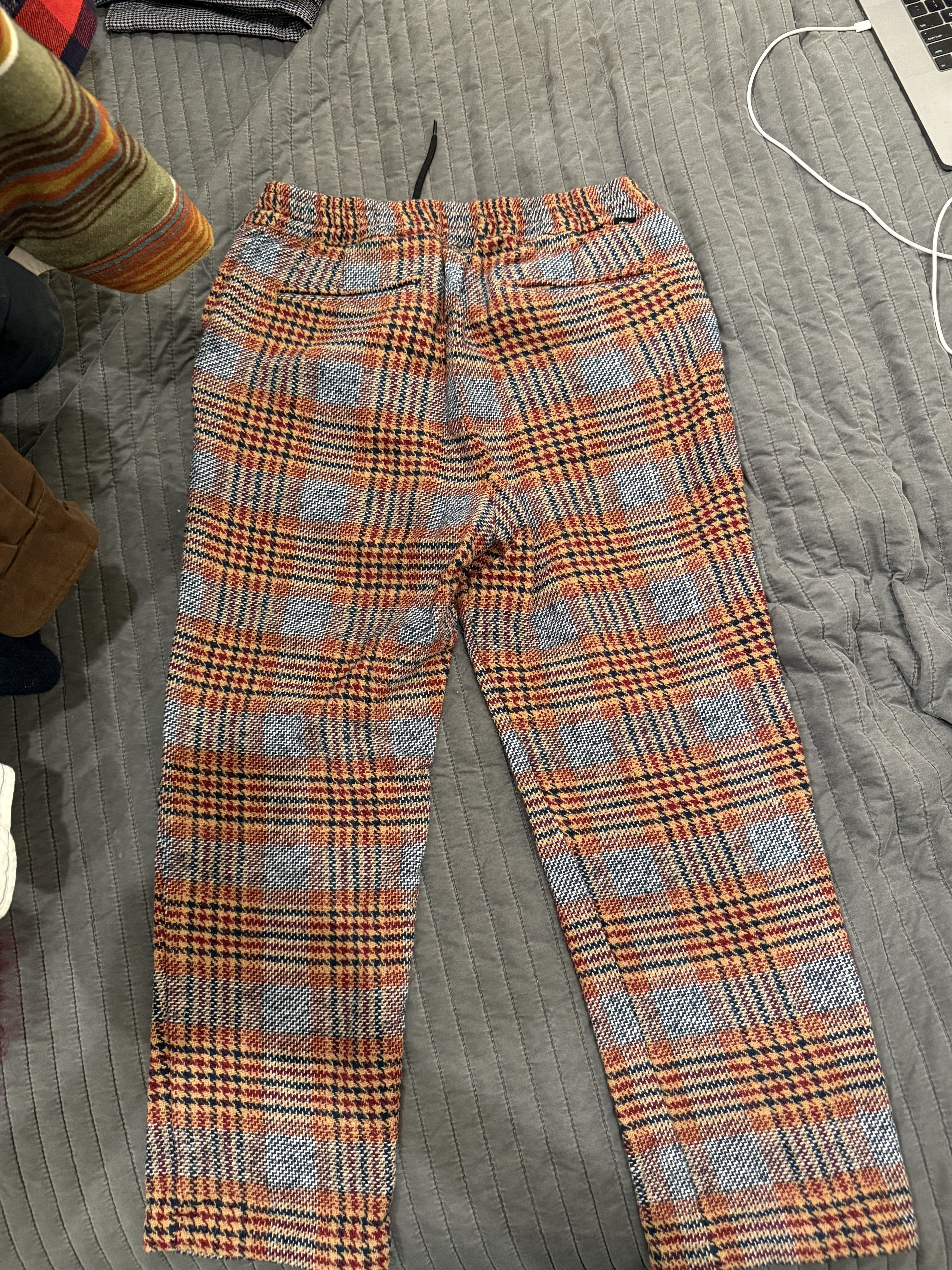 Stussy Pattern Orange Navy Size US 34 / EU 50 - 3 Thumbnail