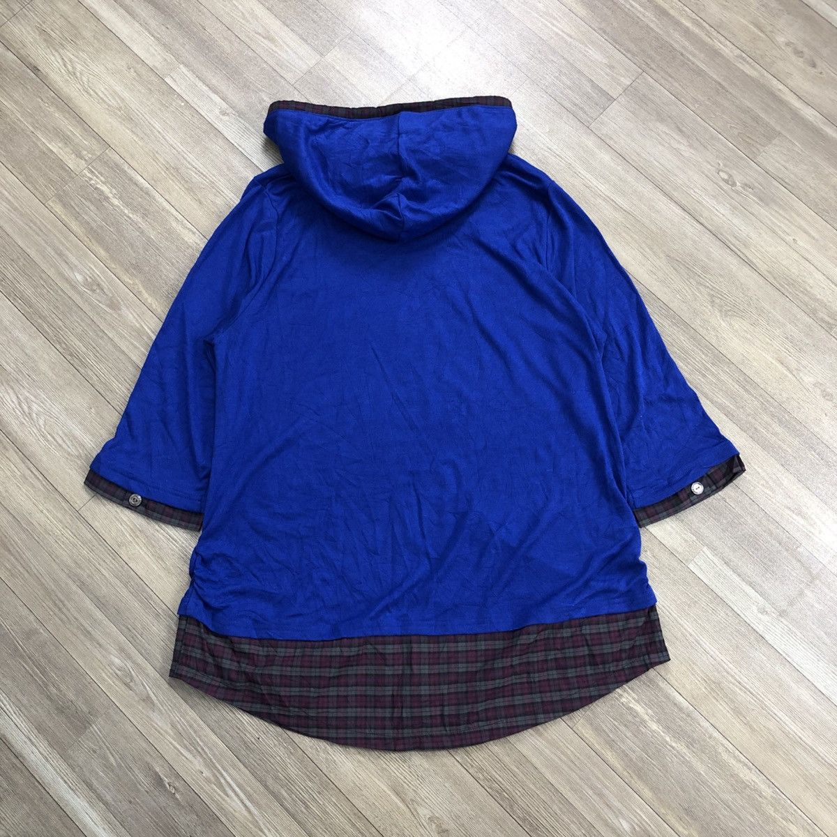 Japanese Brand × Le Grande Bleu (L.G.B.) × Seditionaries 2000s PLG Poem Double Layers Goa Lgb Ifsixwasnine 3/4 Hoodie Size US XXL / EU 58 / 5 - 15 Thumbnail