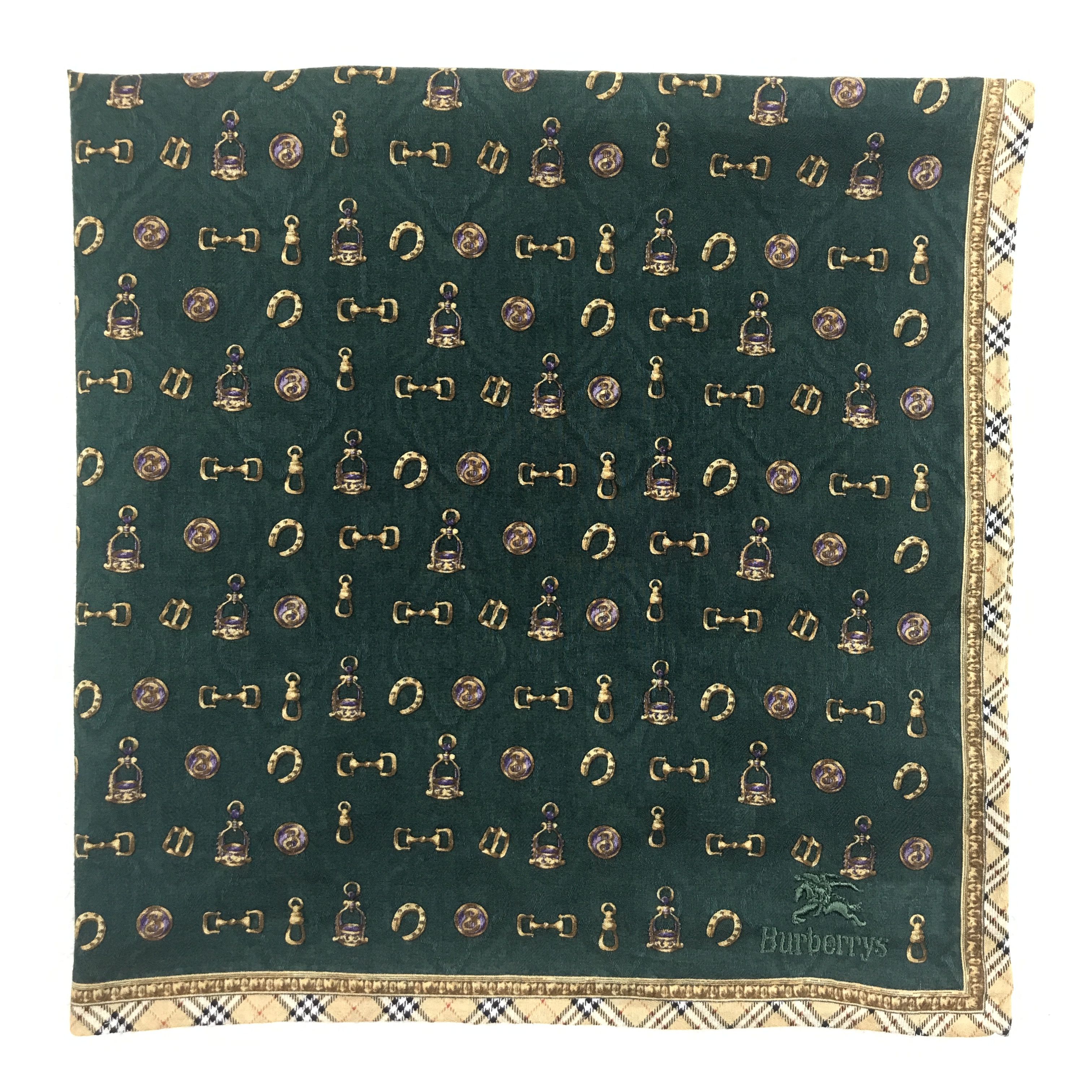 Burberry × Vintage Vintage Burberry Bandana Neckerchief Handkerchief Size ONE SIZE - 2 Thumbnail