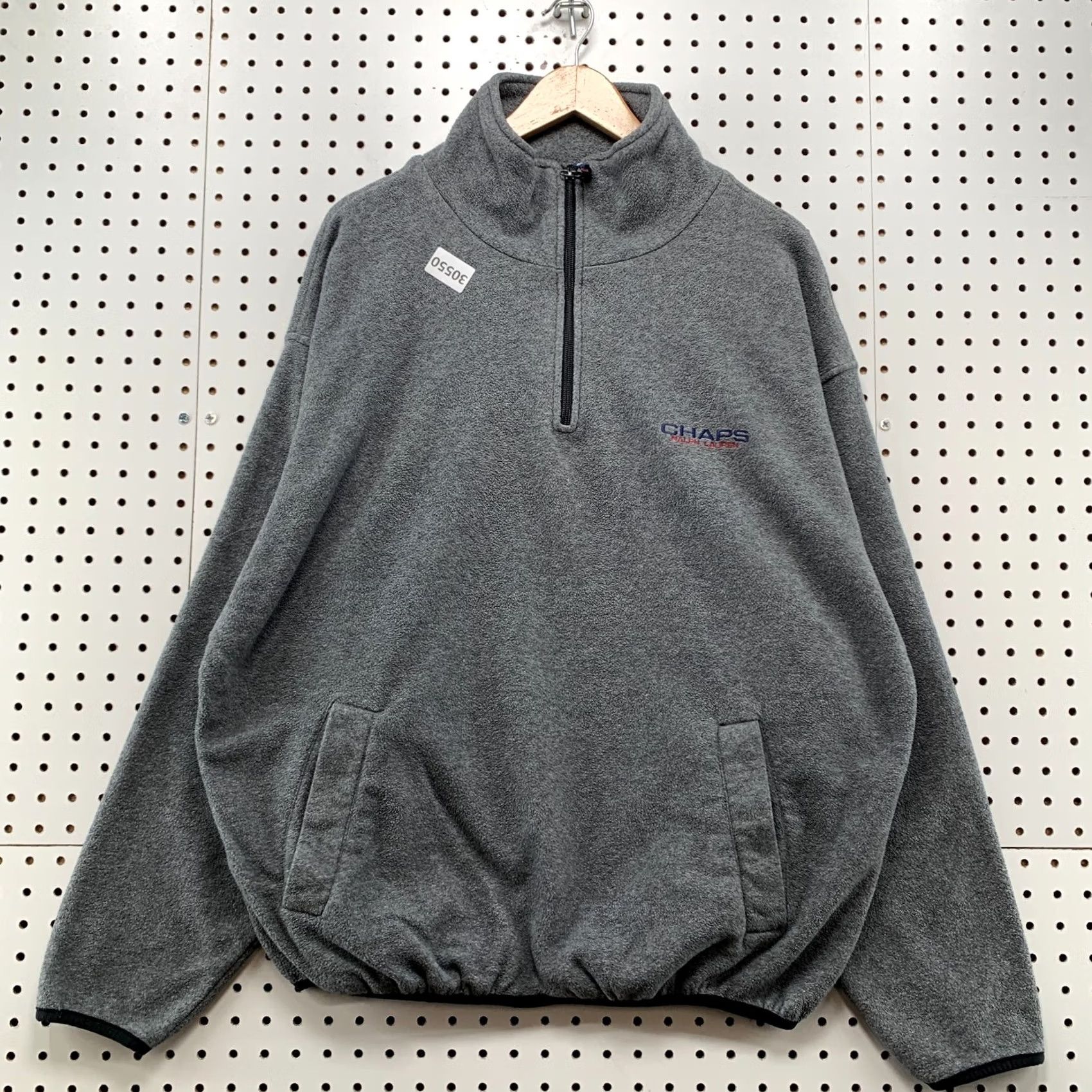 Chaps VINTAGE 90s Chaps Ralph’s Lauren 1/4 Zip Pullover Sweatshirt Men’s XL Gray 27x28 Size US XL / EU 56 / 4 - 2 Thumbnail