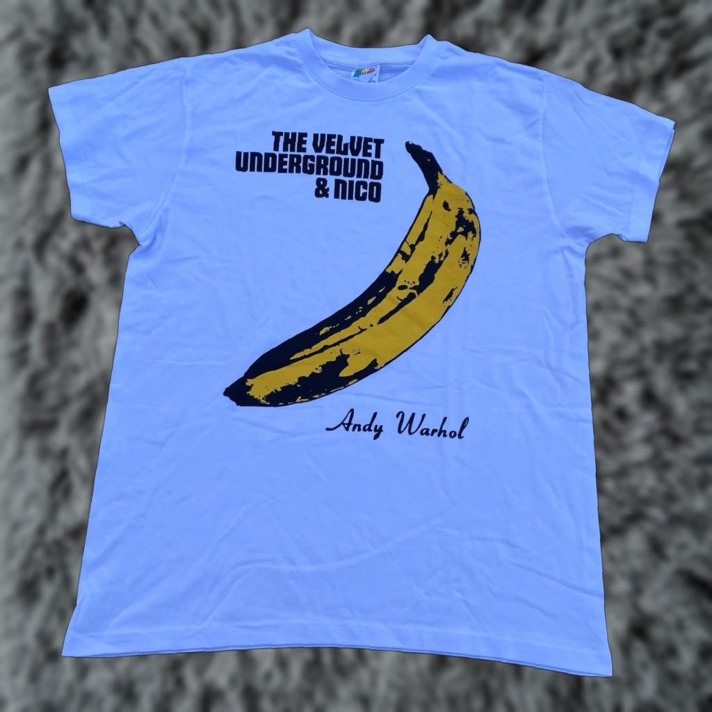 Velvet The Velvet Underground & Nico Tee Andy Warhol Banana Verve Records Rock Tee M Size US M / EU 48-50 / 2 - 1 Thumbnail