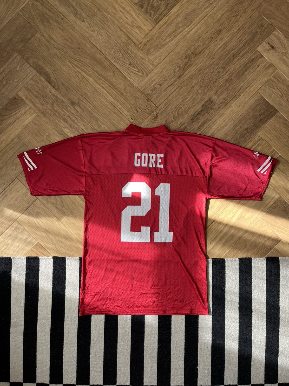 Reebok San Francisco 49ers #21 Frank Gore NFL Jersey L 🏈 Size US L / EU 52-54 / 3 - 6 Thumbnail