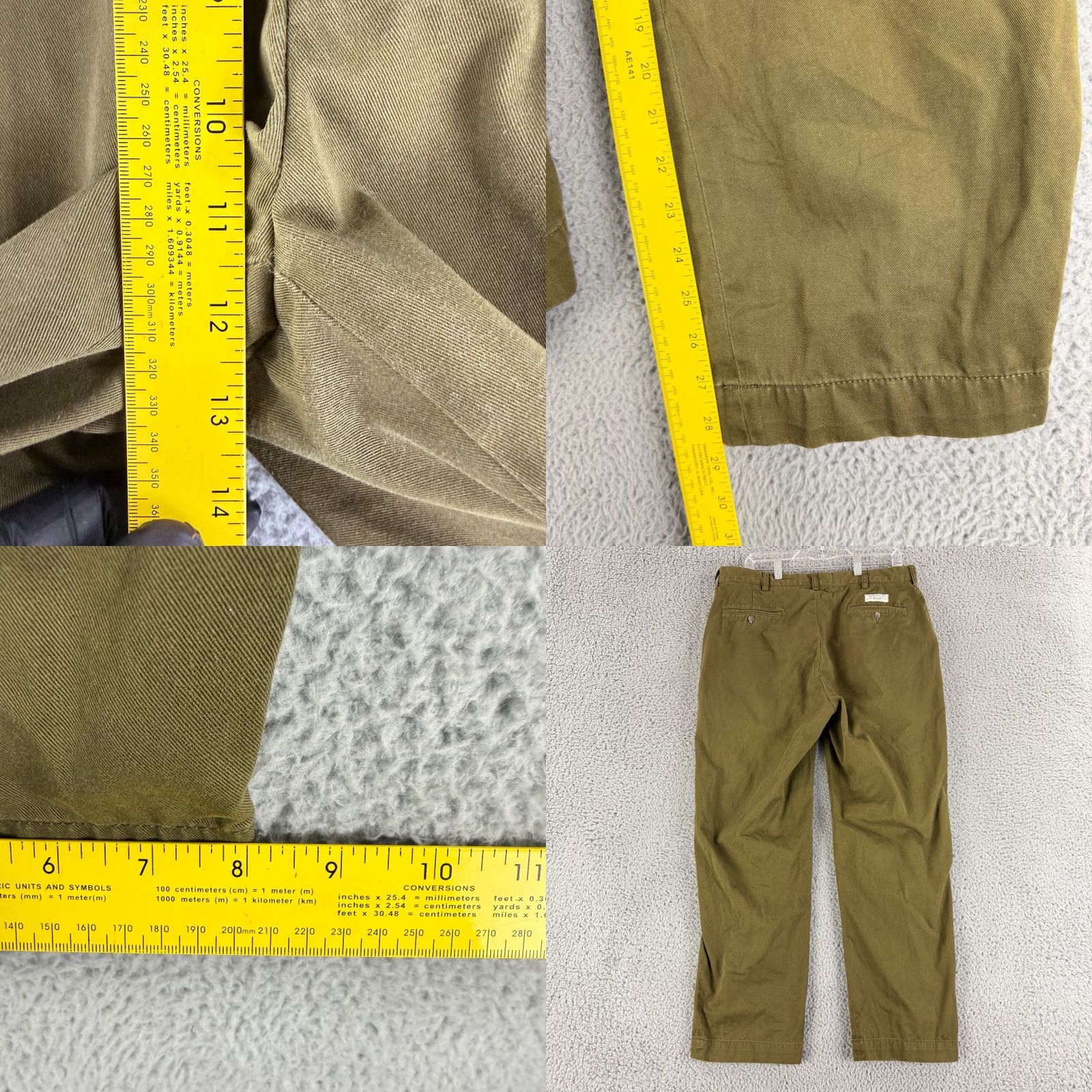 Polo Ralph Lauren Polo Ralph Lauren Prospect Chino Pant Mens Size 36x30 Brown Straight Leg 100% Cotton Size US 36 / EU 52 - 8 Thumbnail