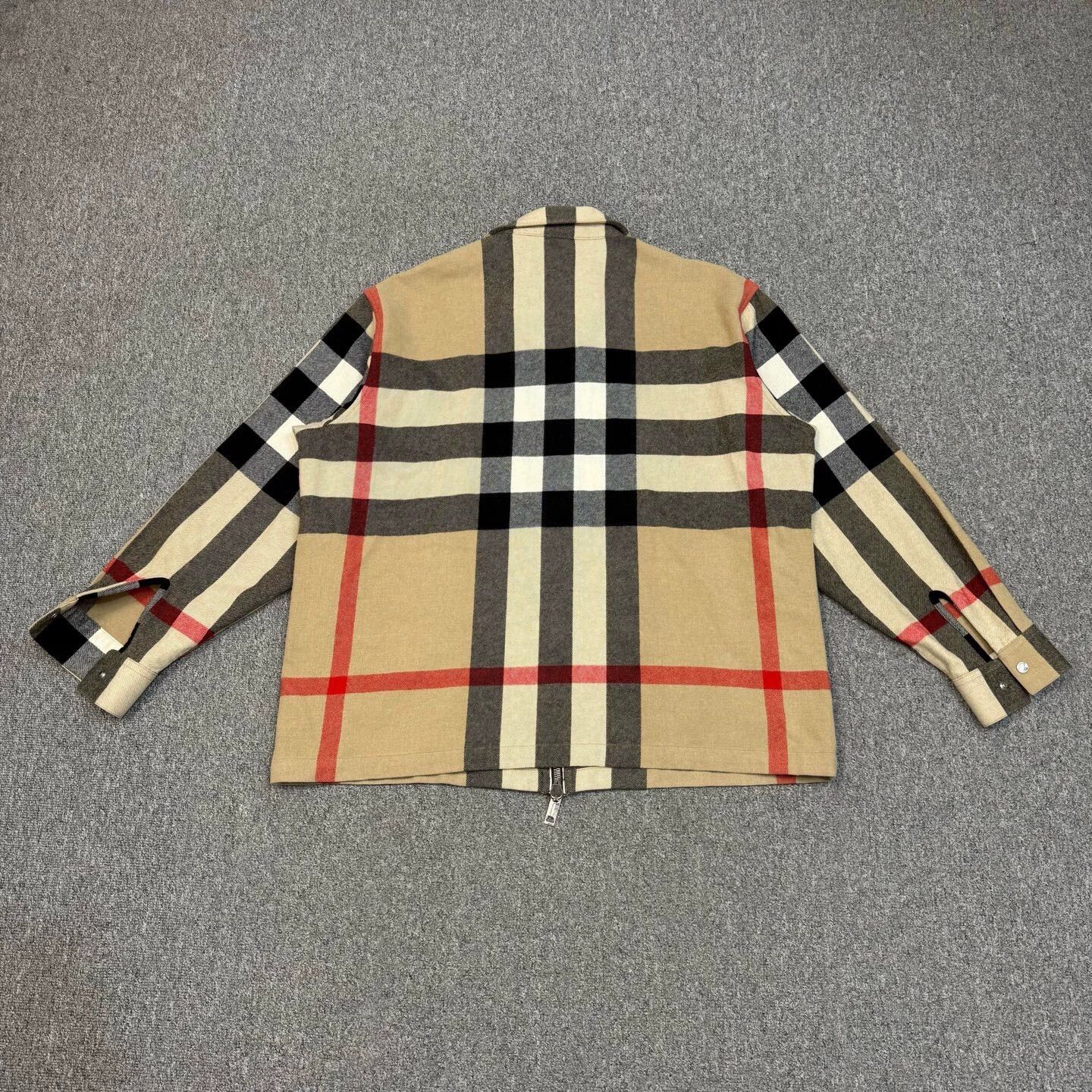Burberry Burberry Wool Check Zipped Jacket XXL 99 New Size US XXL / EU 58 / 5 - 2 Thumbnail