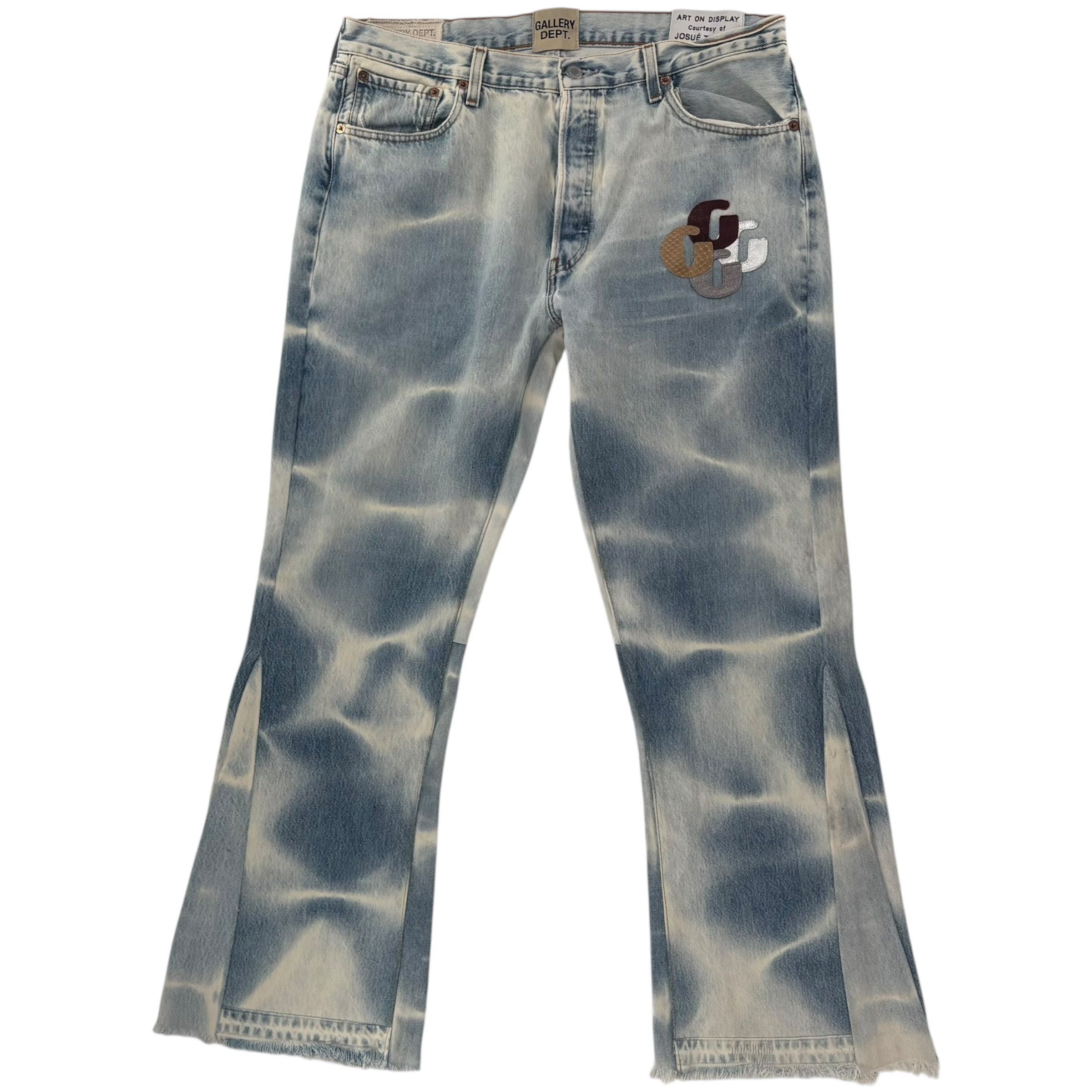 Gallery Dept. Sun Faded LA Flare Denim Blue Size US 28 / EU 44 - 1 Thumbnail