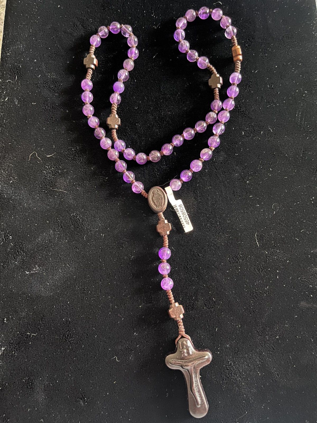 Other Madonna of the Streets Amethyst & Dark Wood Paracord Rosary Size ONE SIZE - 1 Thumbnail