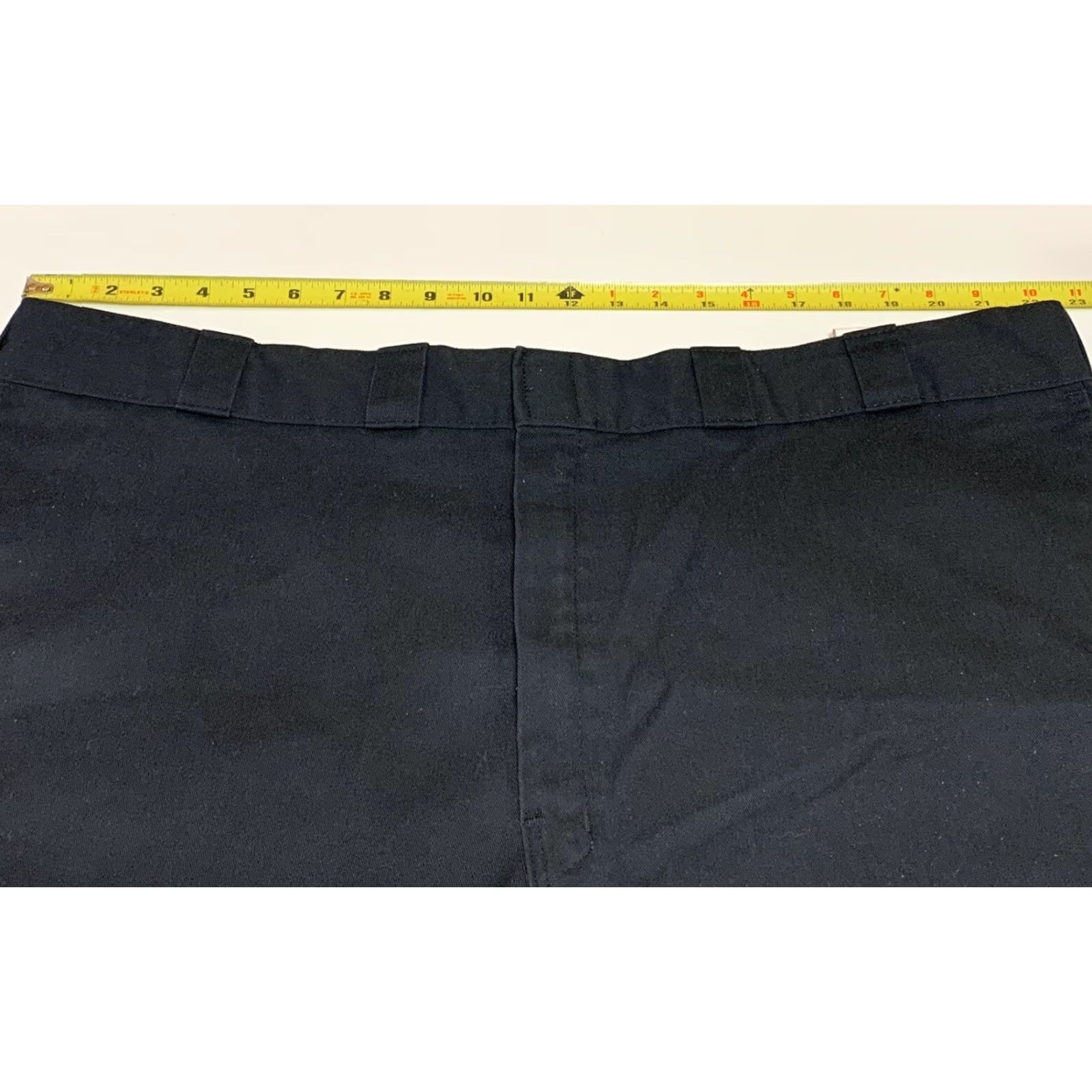 Dickies DICKIES 874 Original Fit Work Pants Black 45x31 Poly Blend Men's Regular Straight Front Pockets Vintage No 874 Original Fit? Size US 44 / EU 60 - 3 Thumbnail