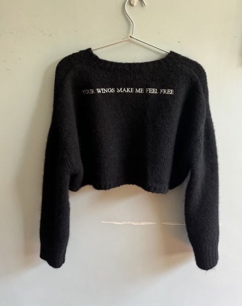 Valentino VALENTINO Cropped Knit Jumper XS Size XS / US 0-2 / IT 36-38 - 2 Thumbnail