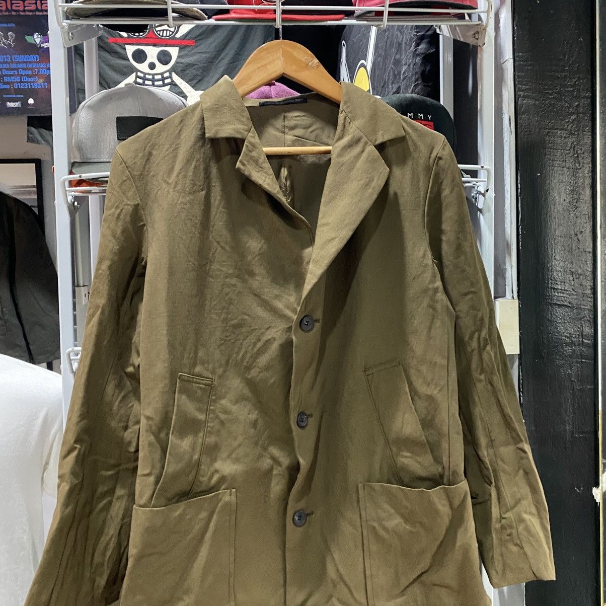 Y's for Men × Yohji Yamamoto × Yves Saint Laurent Yohji Yamamoto Japanese Brand Trench Coat Jacket Size US L / EU 52-54 / 3 - 4 Thumbnail