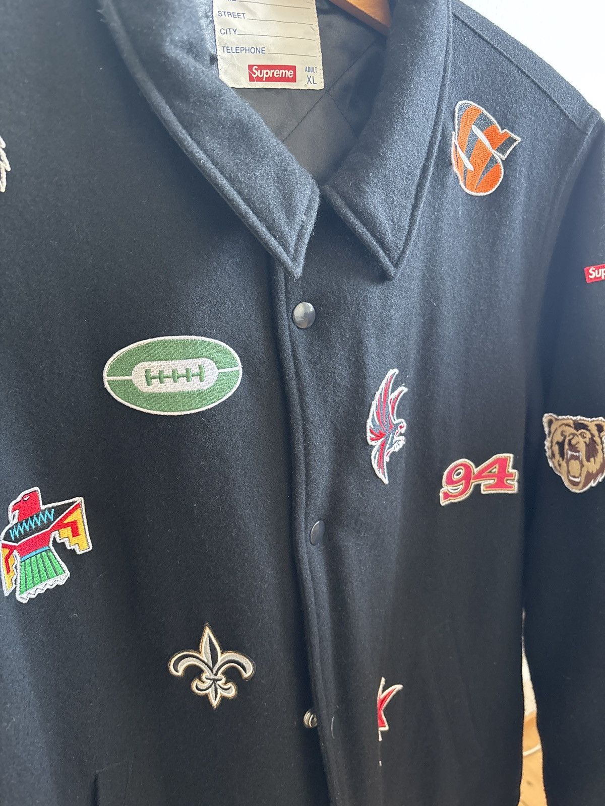 Supreme FW14 Supreme Franchise Varsity Jacket Size US XL / EU 56 / 4 - 4 Thumbnail