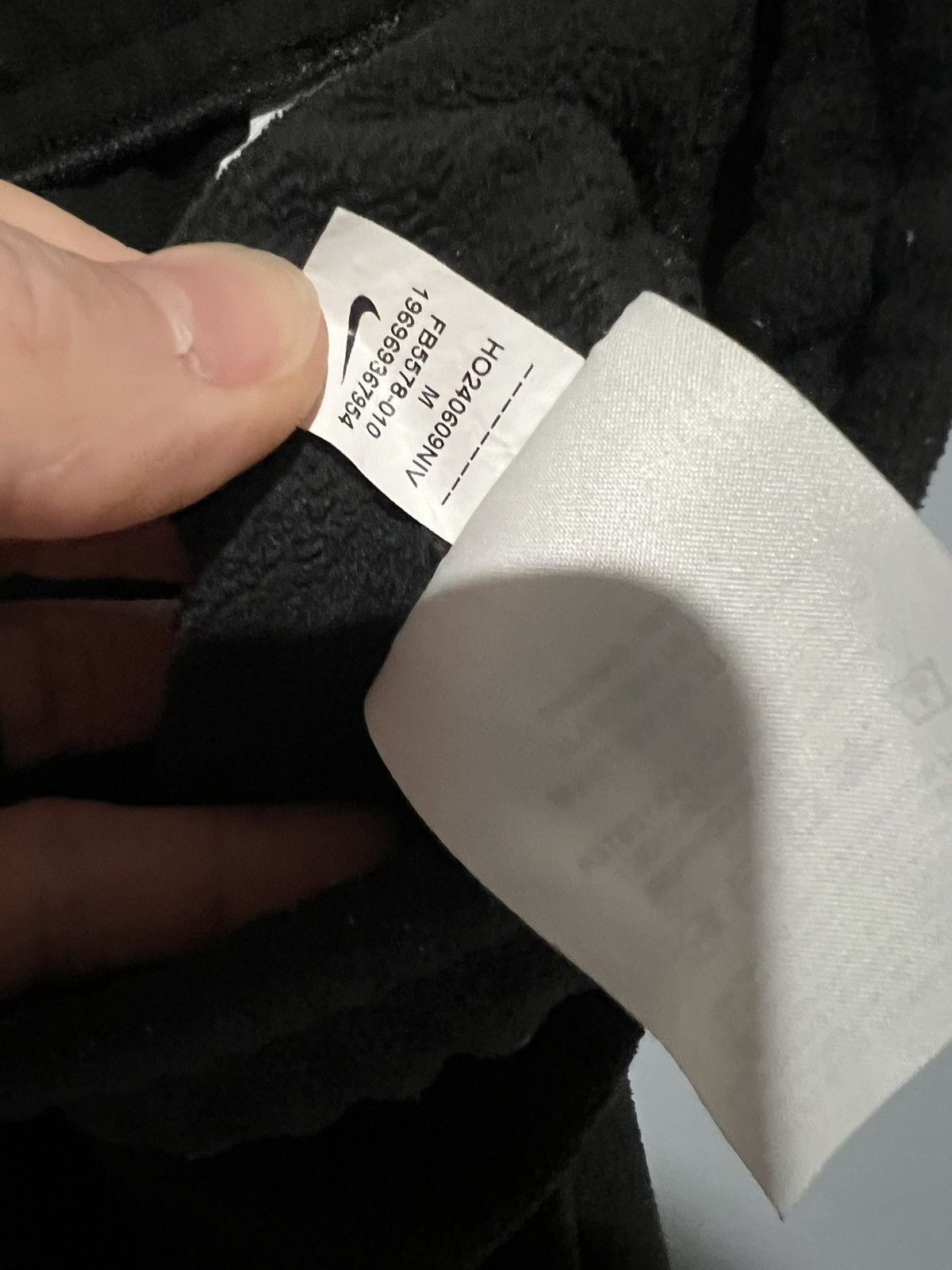 Nike Nike Solo Swoosh Fleece Pants Black FB5578-010 Mens Sz M Size US 30 / EU 46 - 9 Thumbnail