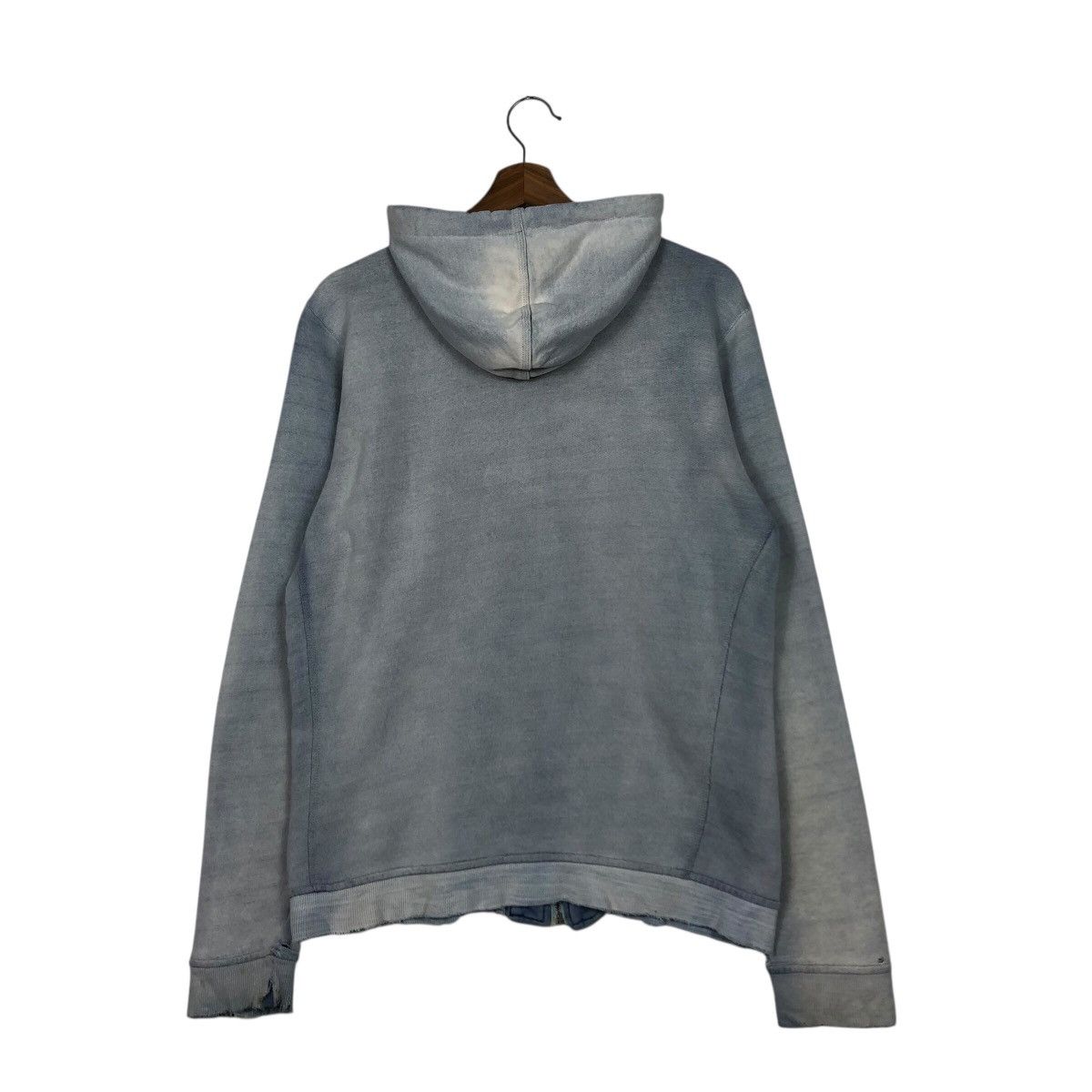 Diesel Diesel Washed Blue Full Zip Hoodie Size US S / EU 44-46 / 1 - 9 Thumbnail