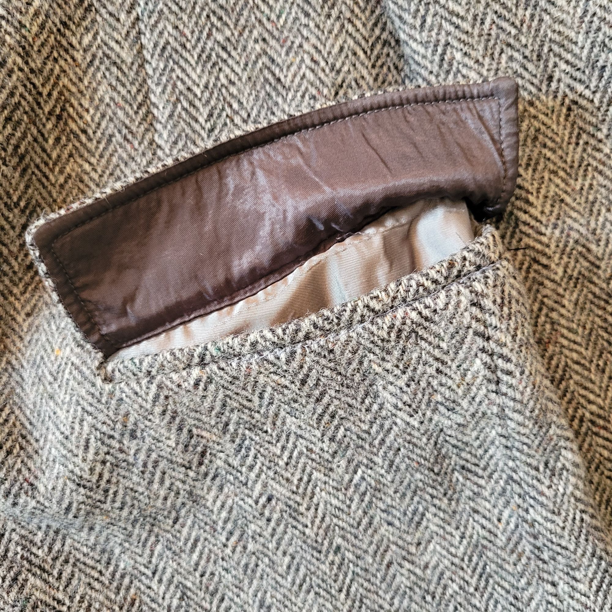 Harris Tweed Harris Tweed Handwoven Wool Blazer Jacket Herringbone USA Vi Size 40R - 9 Thumbnail