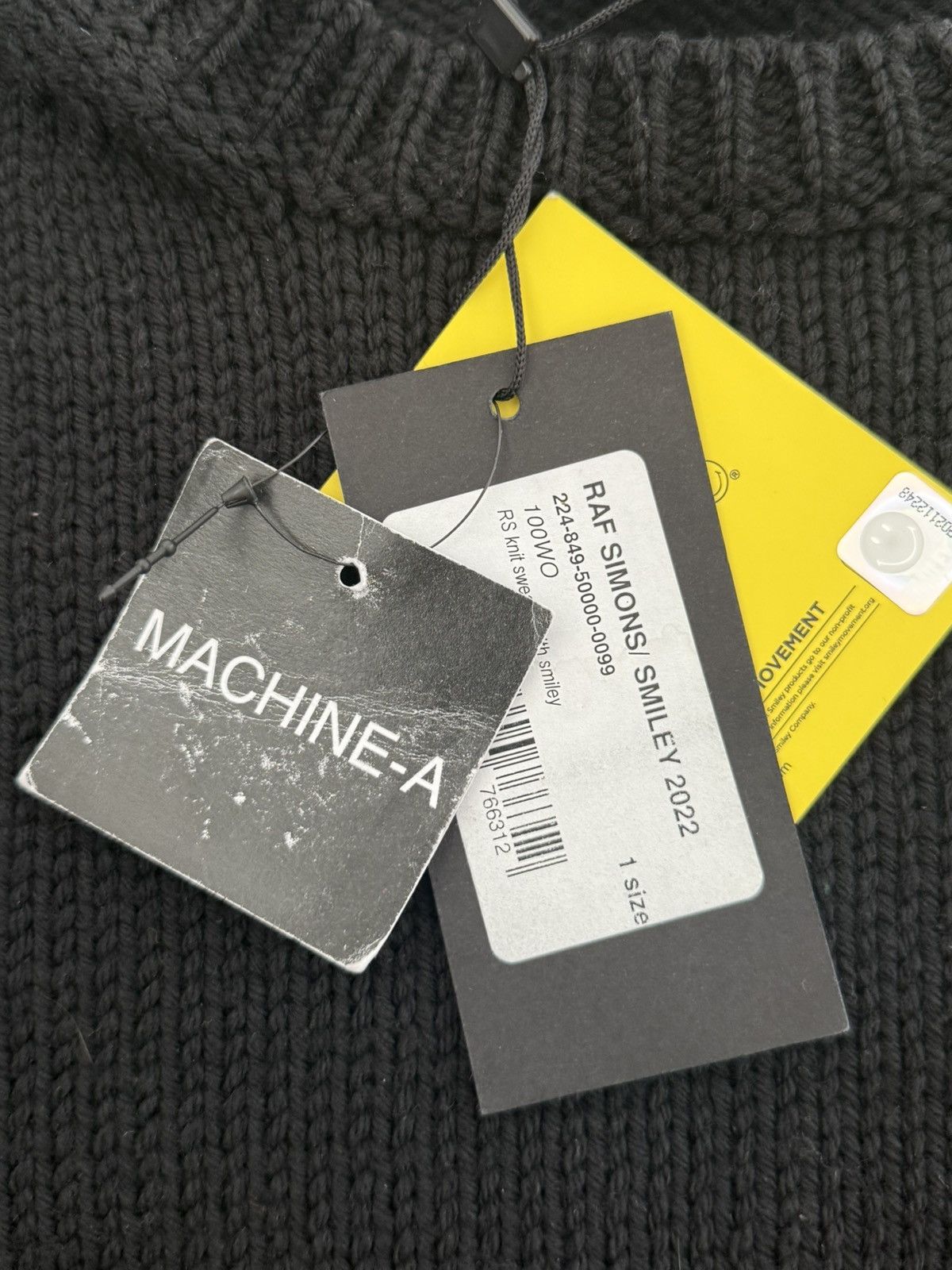 Raf Simons RAF SIMONS SS22 Smiley Knit Size US XL / EU 56 / 4 - 6 Thumbnail