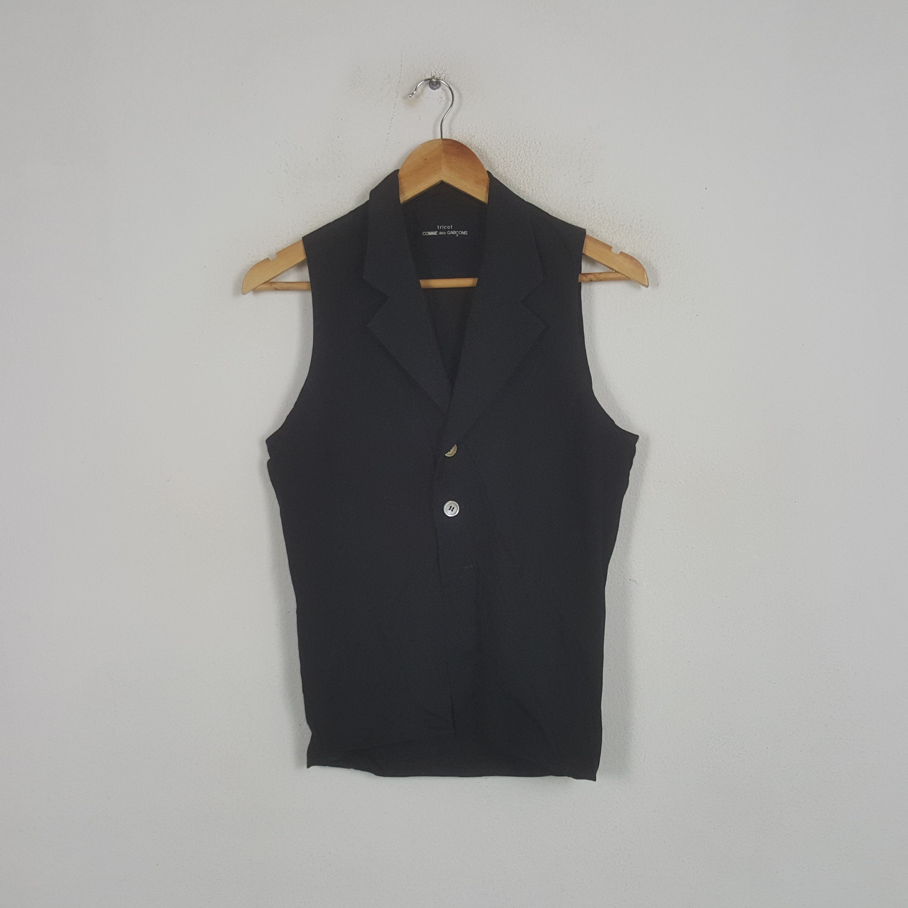 Vintage Tricot Comme des Garcons Japanese Brand Vest